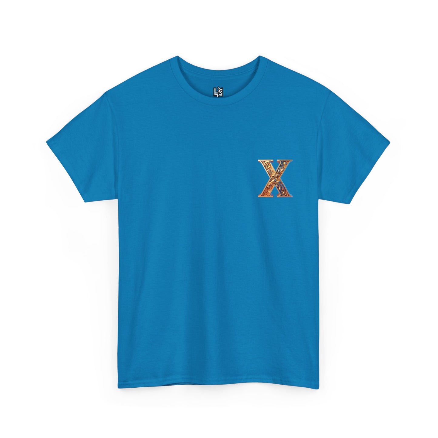 Unisex Heavy Cotton Tee - Stylish 'X' Graphic Shirt for Everyday Wear