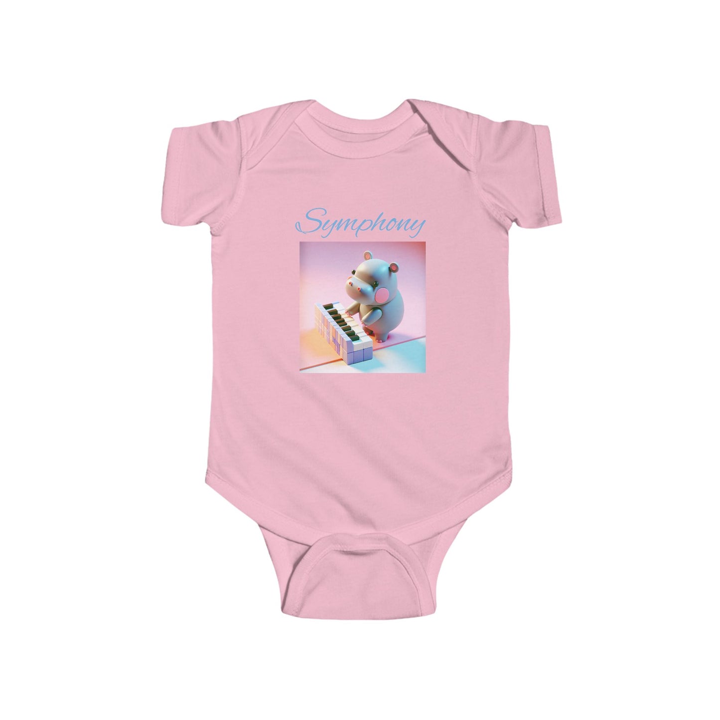 Symphony Bear Infant Bodysuit - Cute Musical Baby Outfit