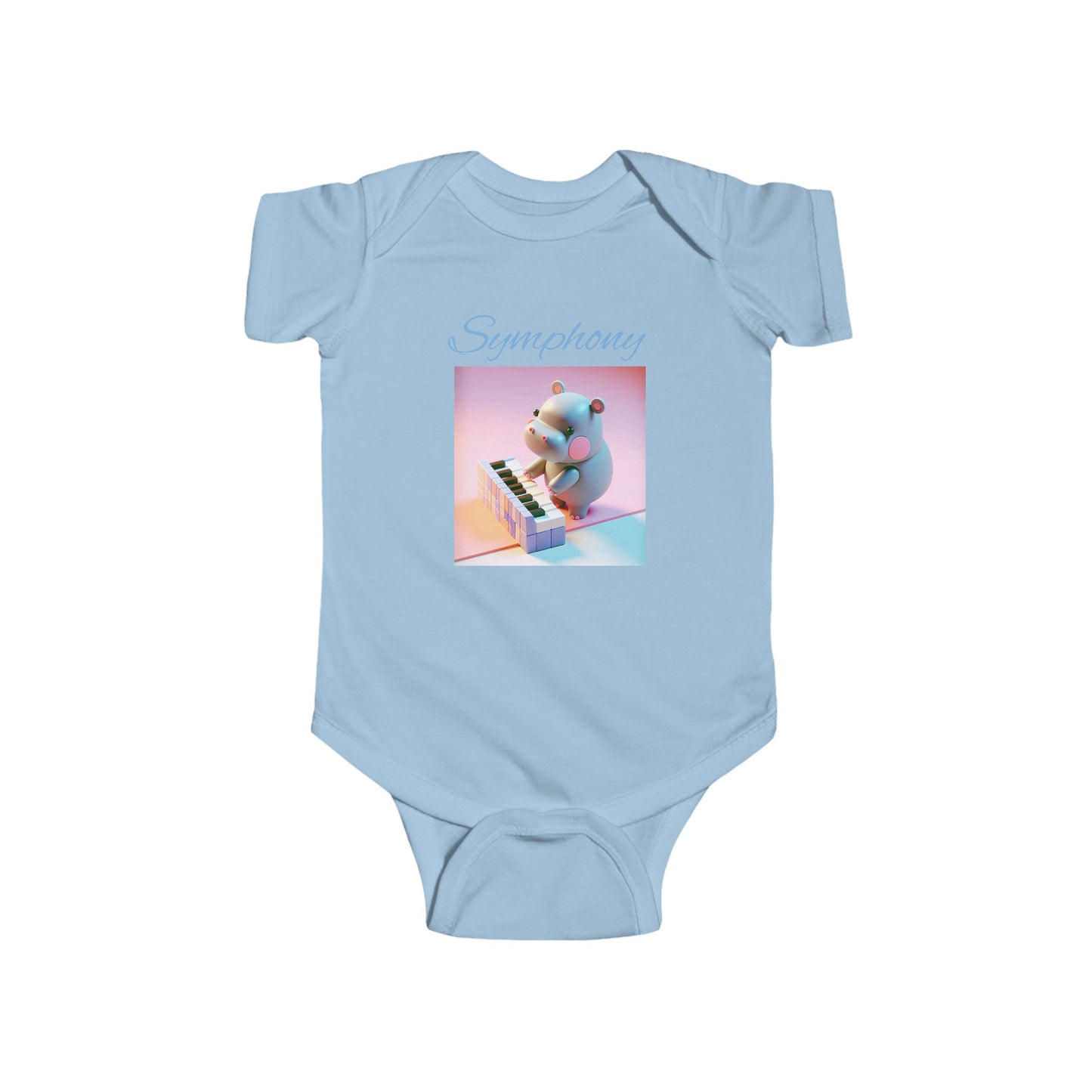 Symphony Bear Infant Bodysuit - Cute Musical Baby Outfit