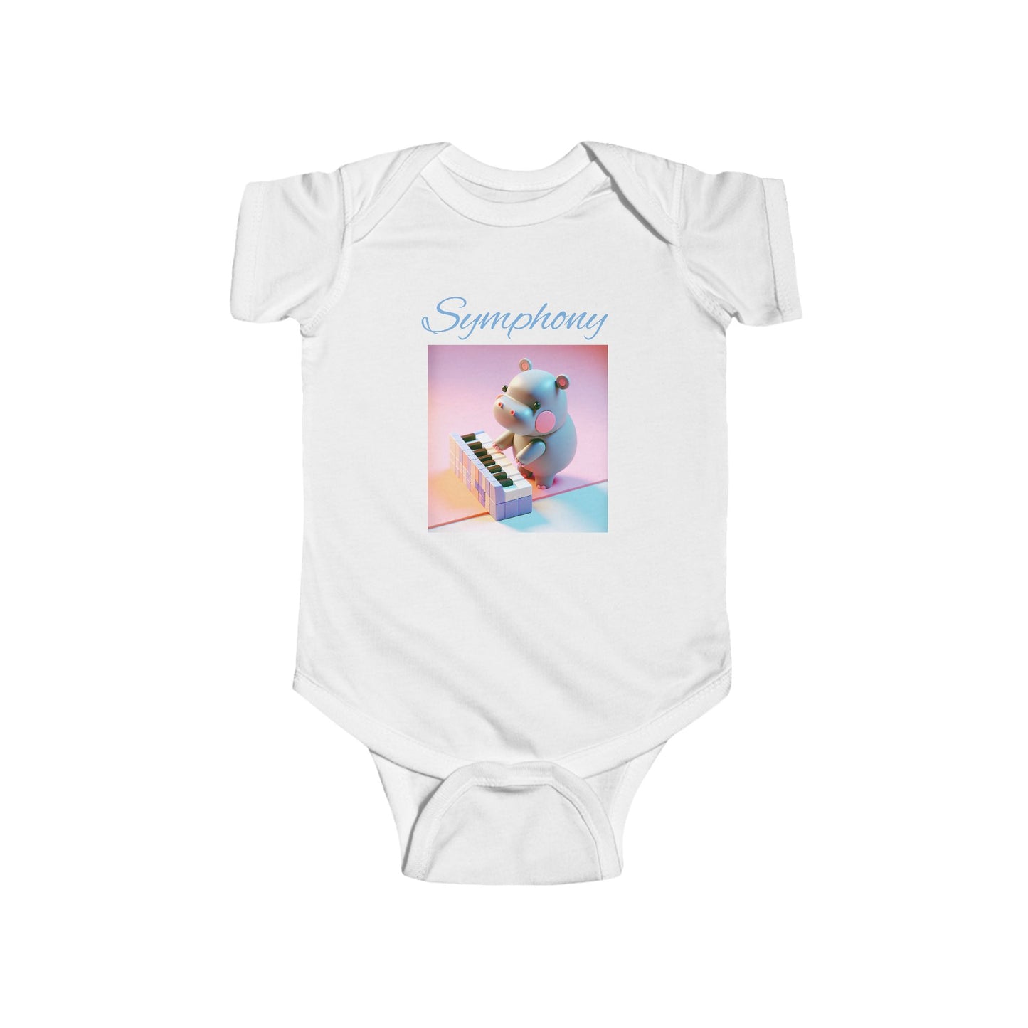 Symphony Bear Infant Bodysuit - Cute Musical Baby Outfit