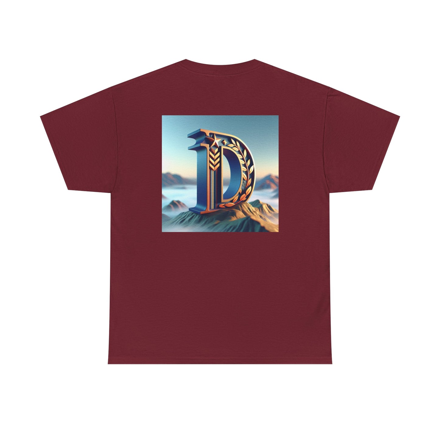 Vintage-Inspired Landscape Graphic Unisex Heavy Cotton Tee