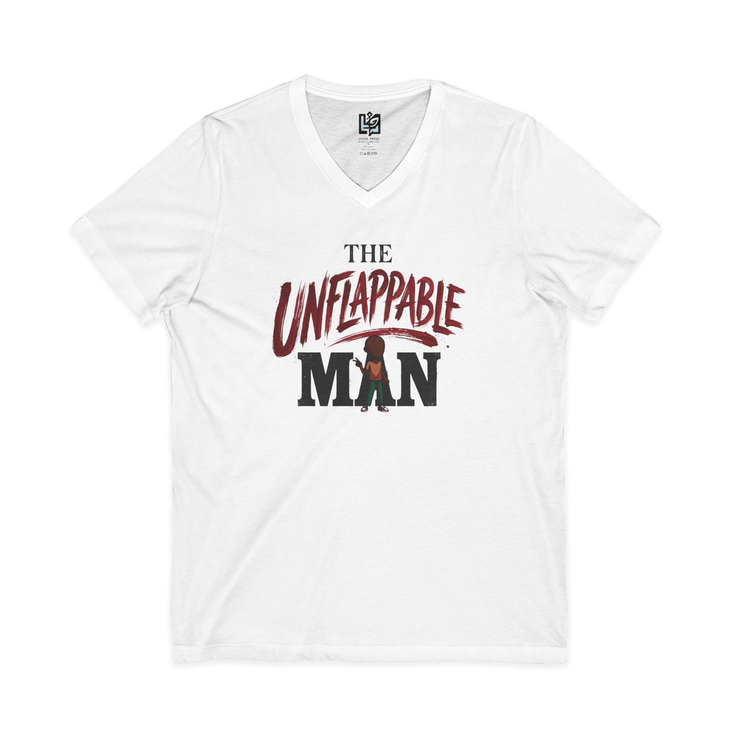 The Unflappable Man V-Neck Tee