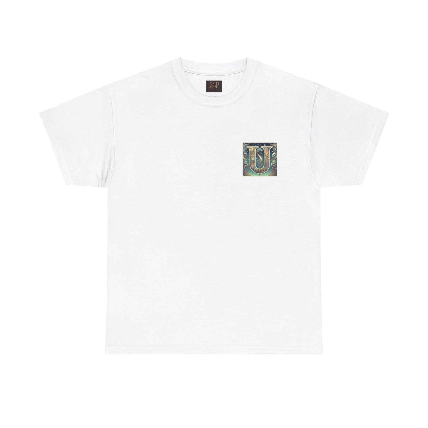 Unisex Heavy Cotton Tee - Stylish 'U' Graphic T-Shirt for Everyday Wear