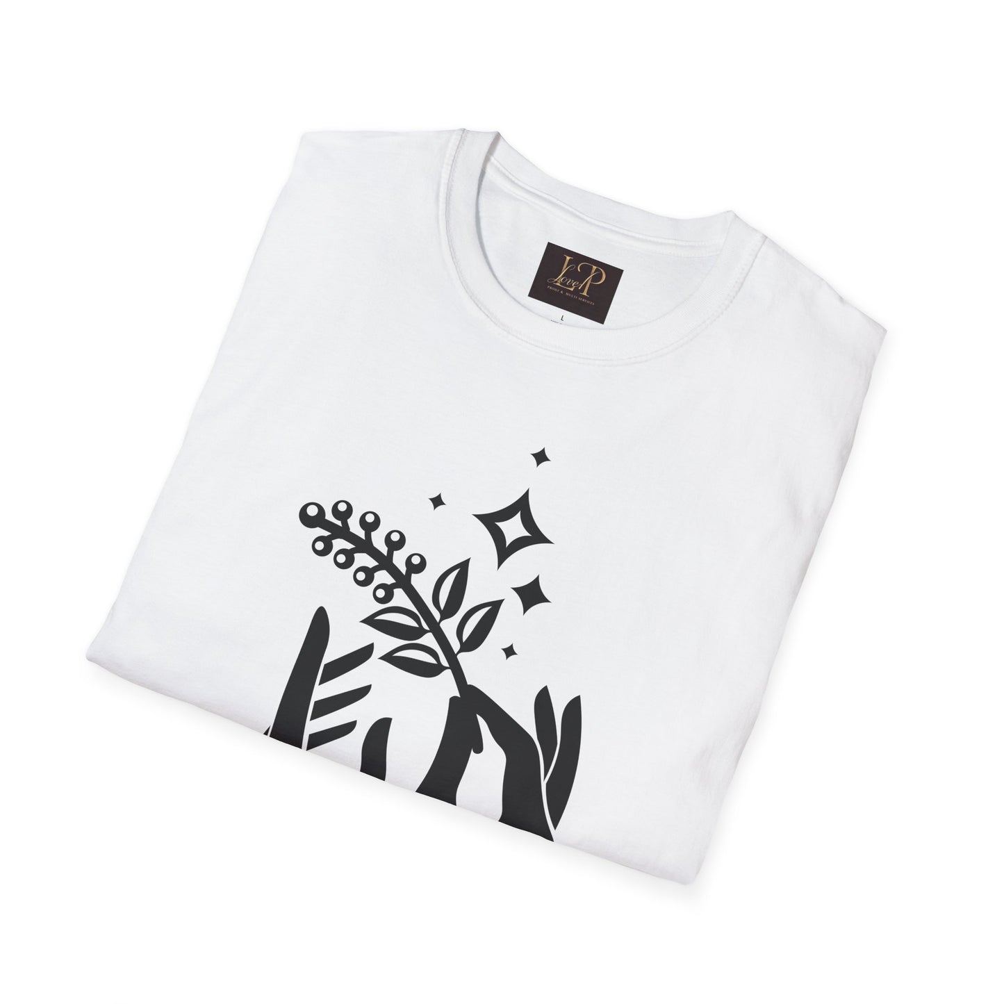 Unisex Softstyle T-Shirt with Inspirational Hand Design