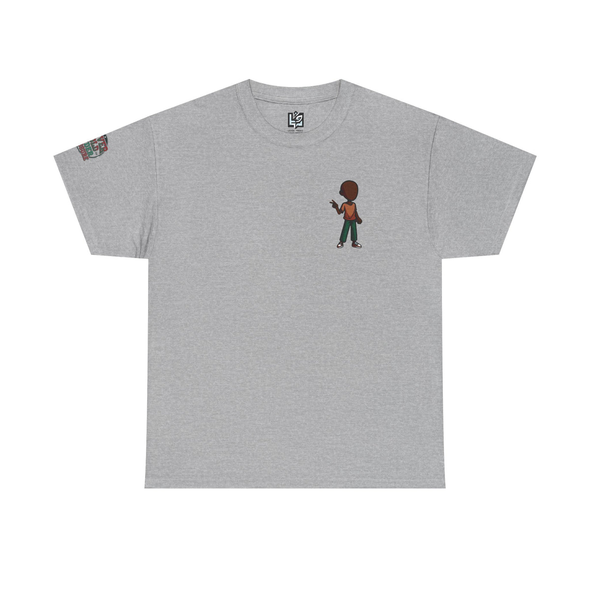 Mini Guitarist Tee — Cute Retro Kid Playing Guitar Graphic T-Shirt