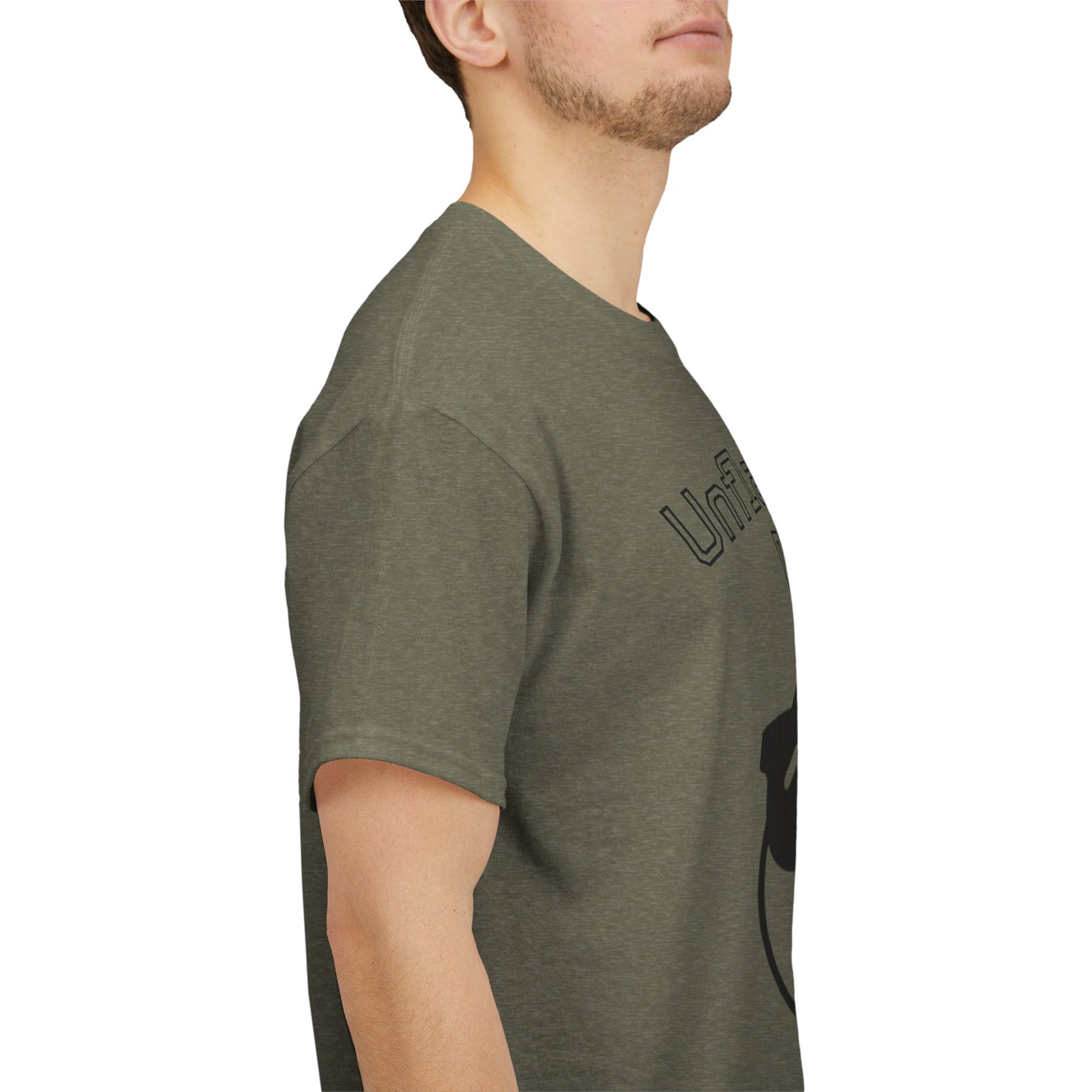 Unflappable Man Unisex Heavy Cotton Tee, Cool Graphic T-Shirt for Men, Perfect Gift for Birthdays, Casual Wear, Outdoor Activities