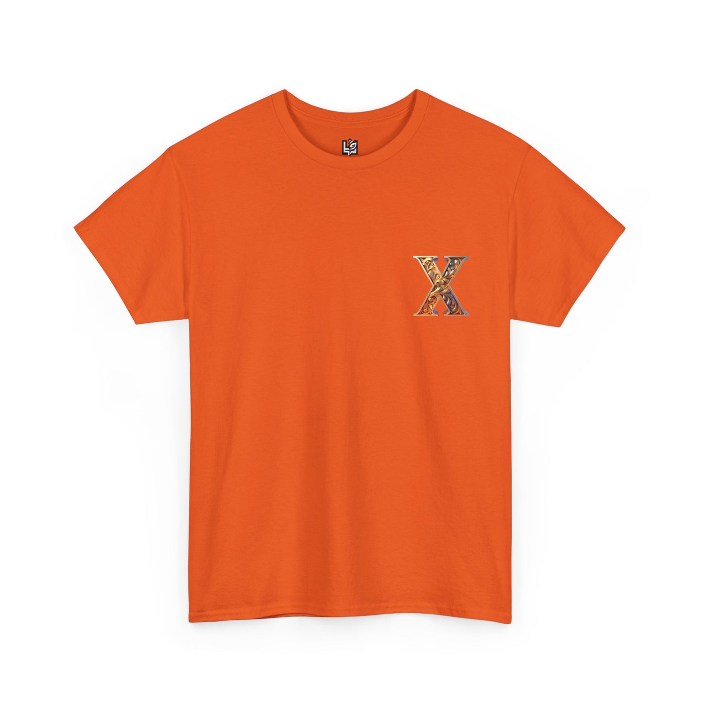 Unisex Heavy Cotton Tee - Stylish 'X' Graphic Shirt for Everyday Wear
