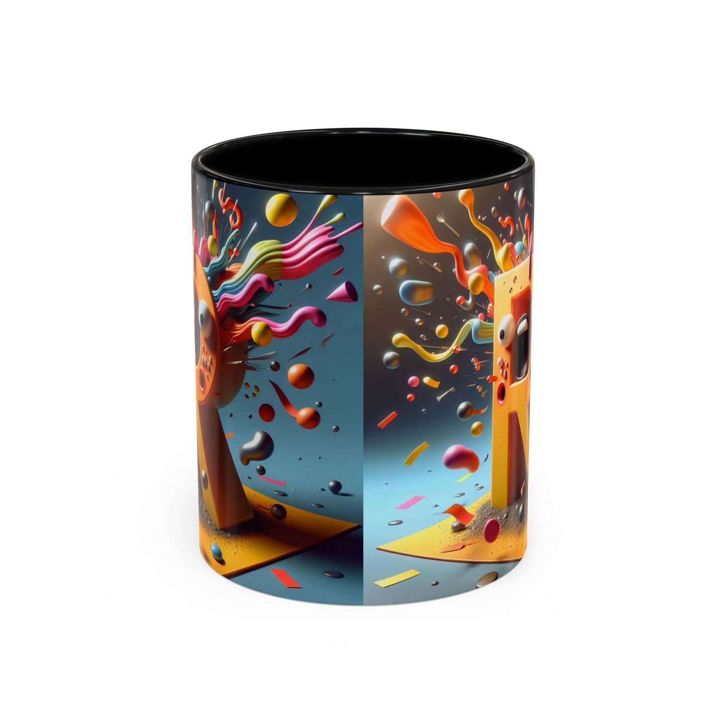 Colorful Artistic Accent Coffee Mug - 11oz & 15oz - Perfect for Creative Souls & Gift Giving