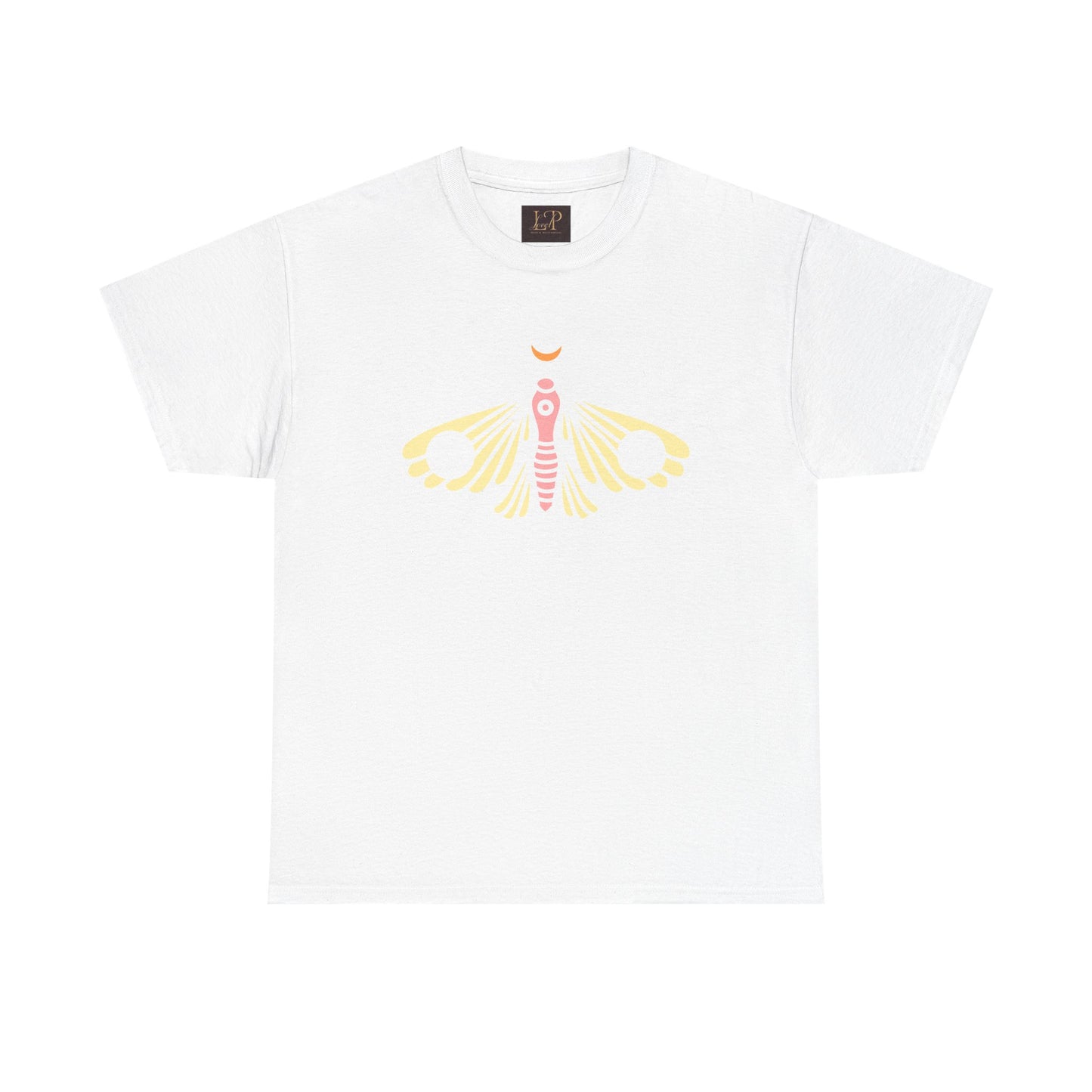 Dreamy Moth Unisex Heavy Cotton Tee - Soft & Stylish