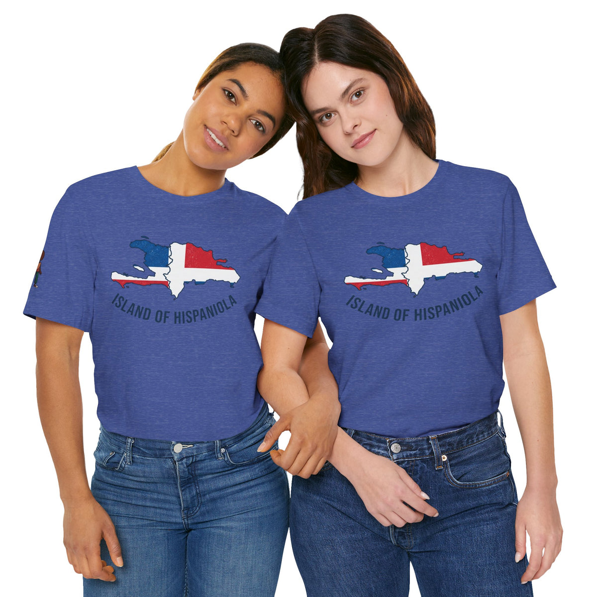 Island of Hispaniola Map T-Shirt