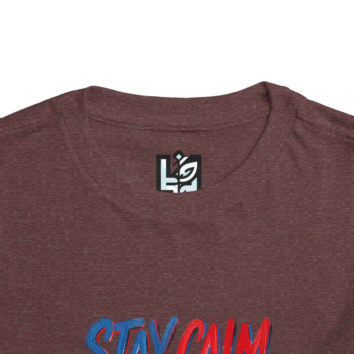 Toddler Tee — "Stay Calm, Stay Powerful" Graphic