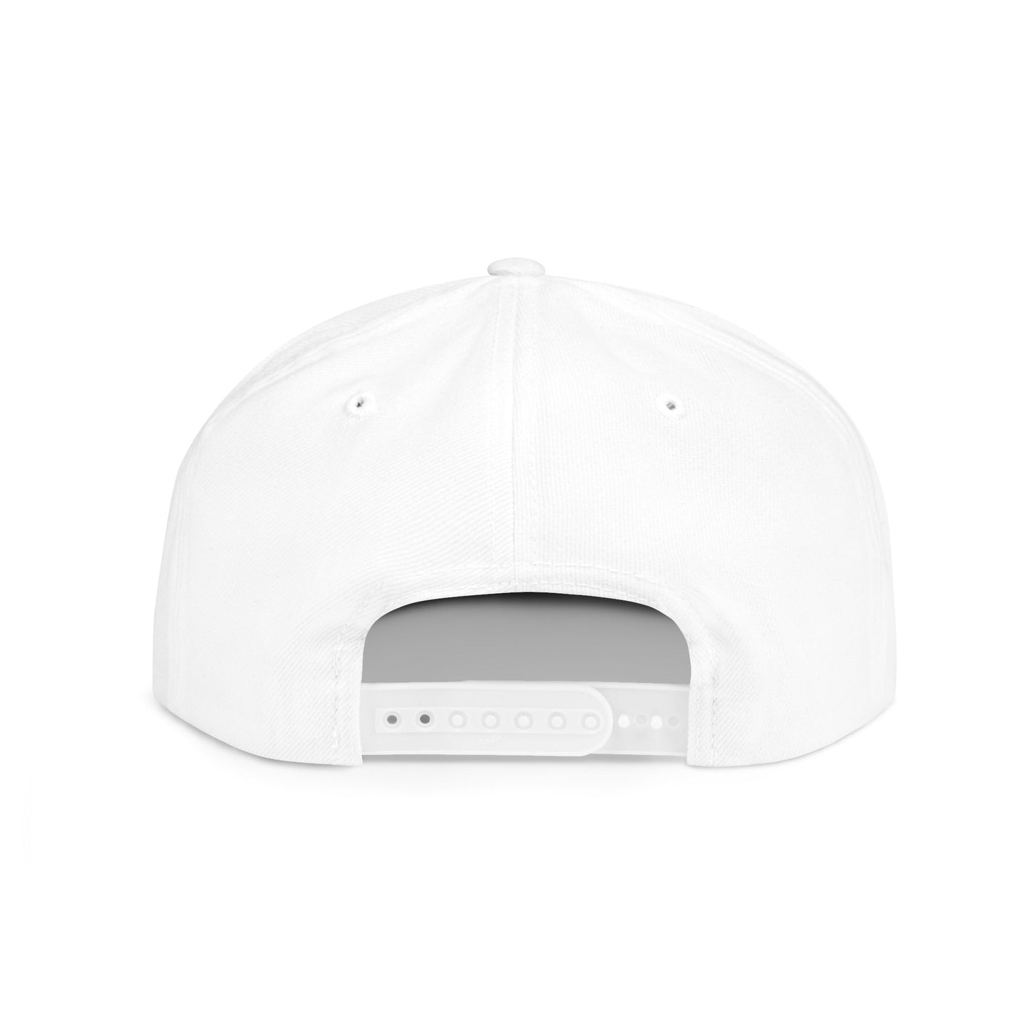 Cool Smiley Face Flat Bill Snapback Hat