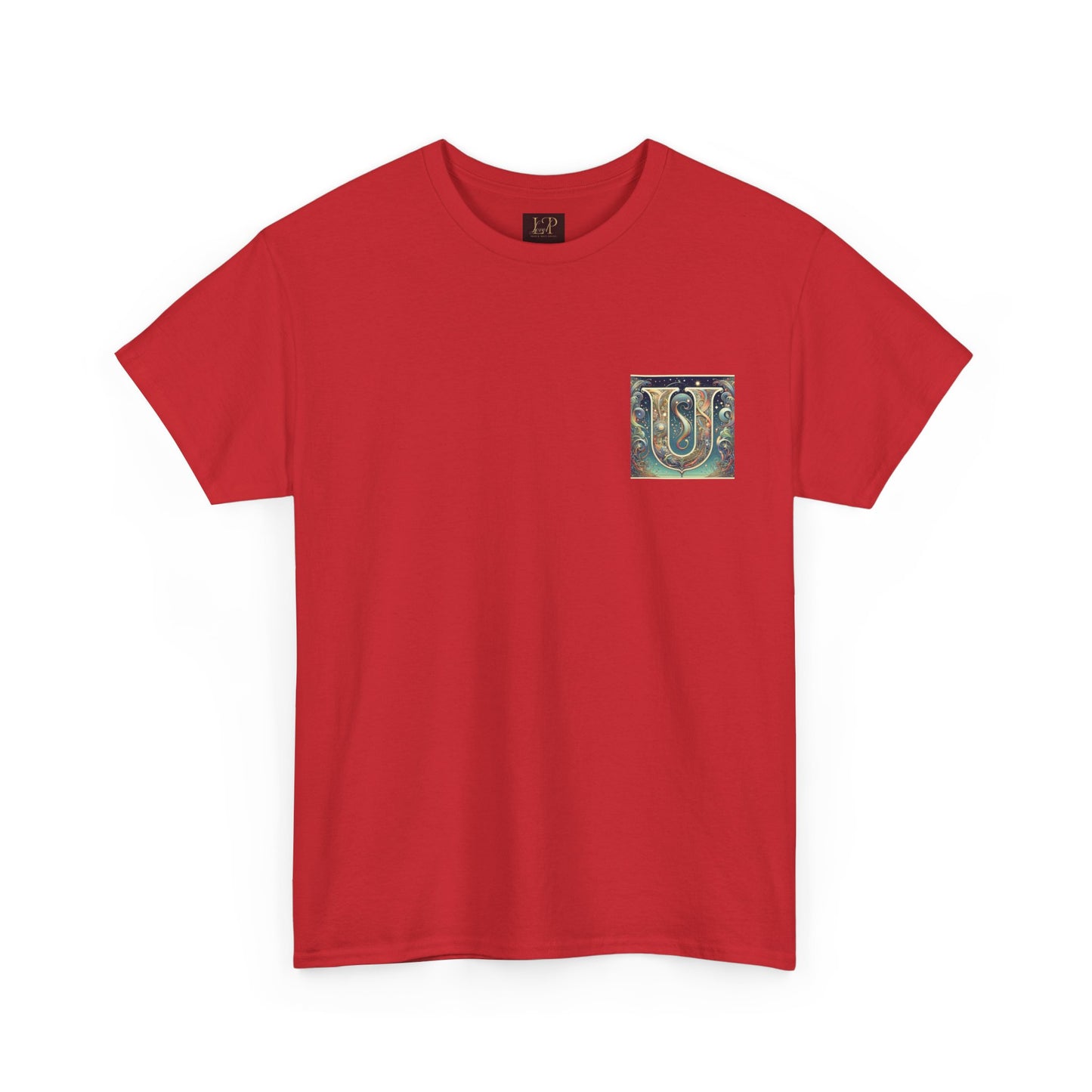 Unisex Heavy Cotton Tee - Stylish 'U' Graphic T-Shirt for Everyday Wear