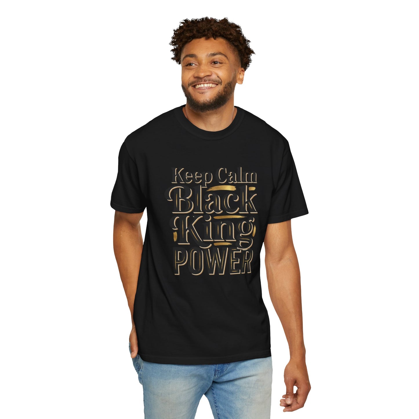 Keep Calm Black King Power T‑Shirt