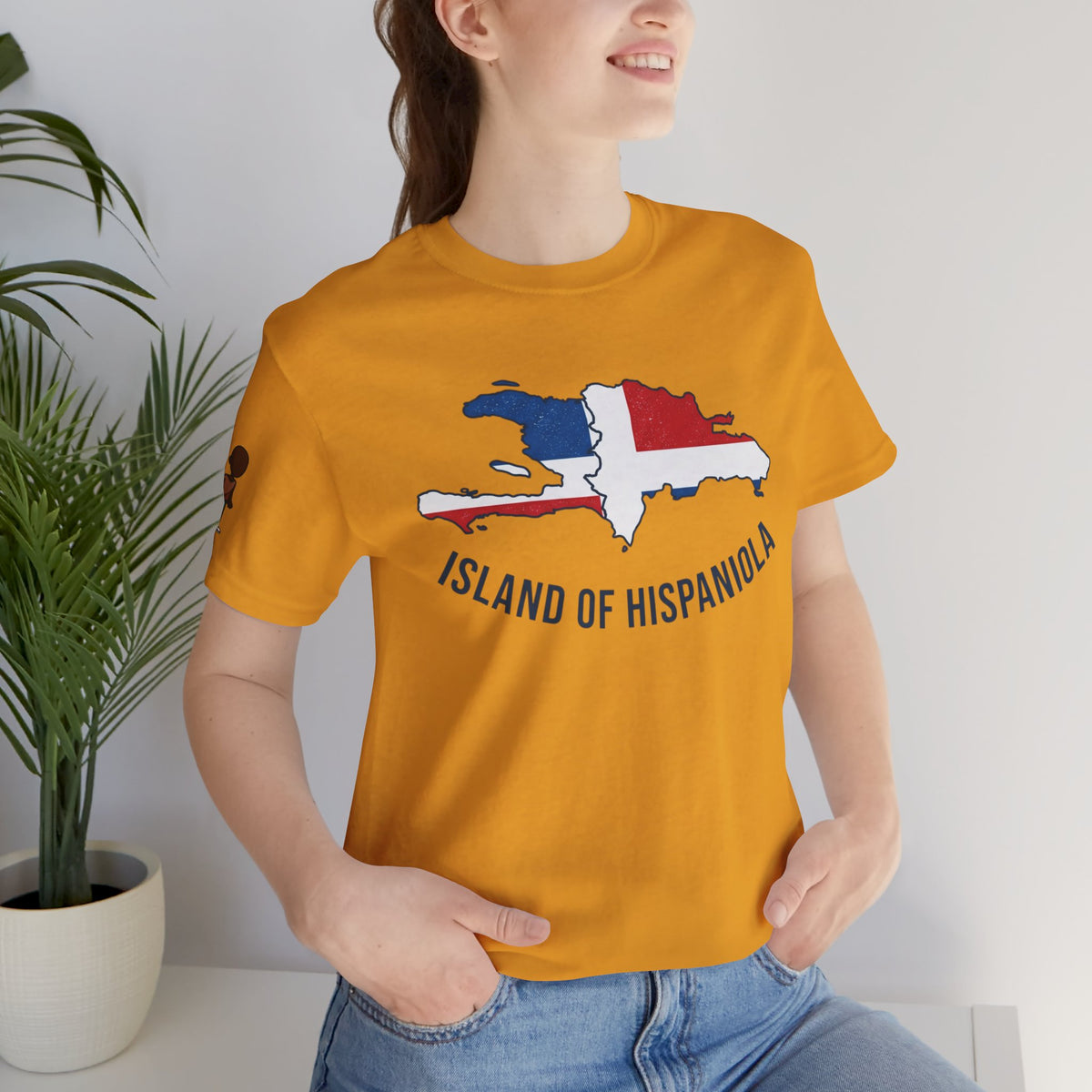 Island of Hispaniola Map T-Shirt
