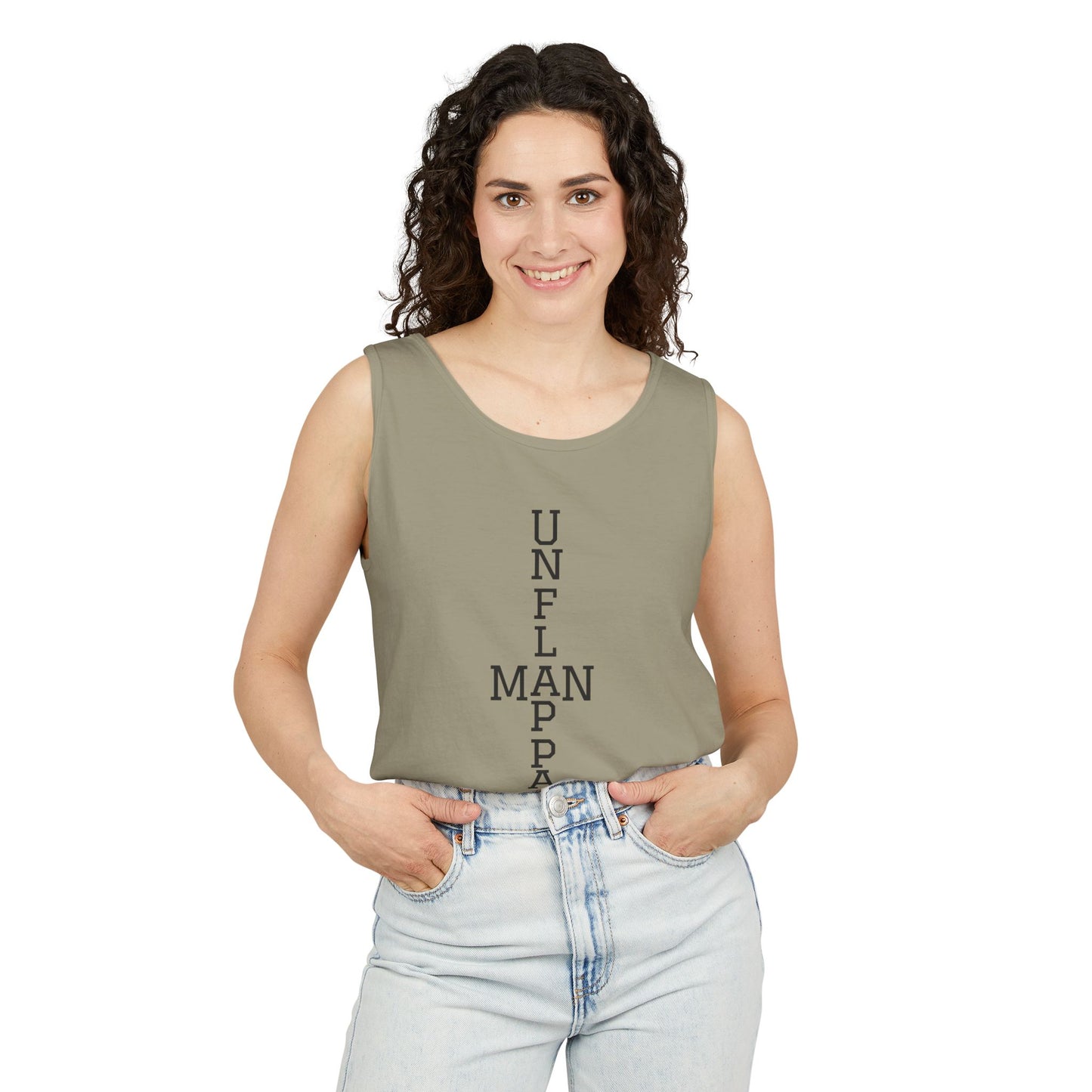 Unisex Inspirational Tank Top - Unflappable, Summer Apparel, Vacation Wear, Casual Gift, Fitness Gear