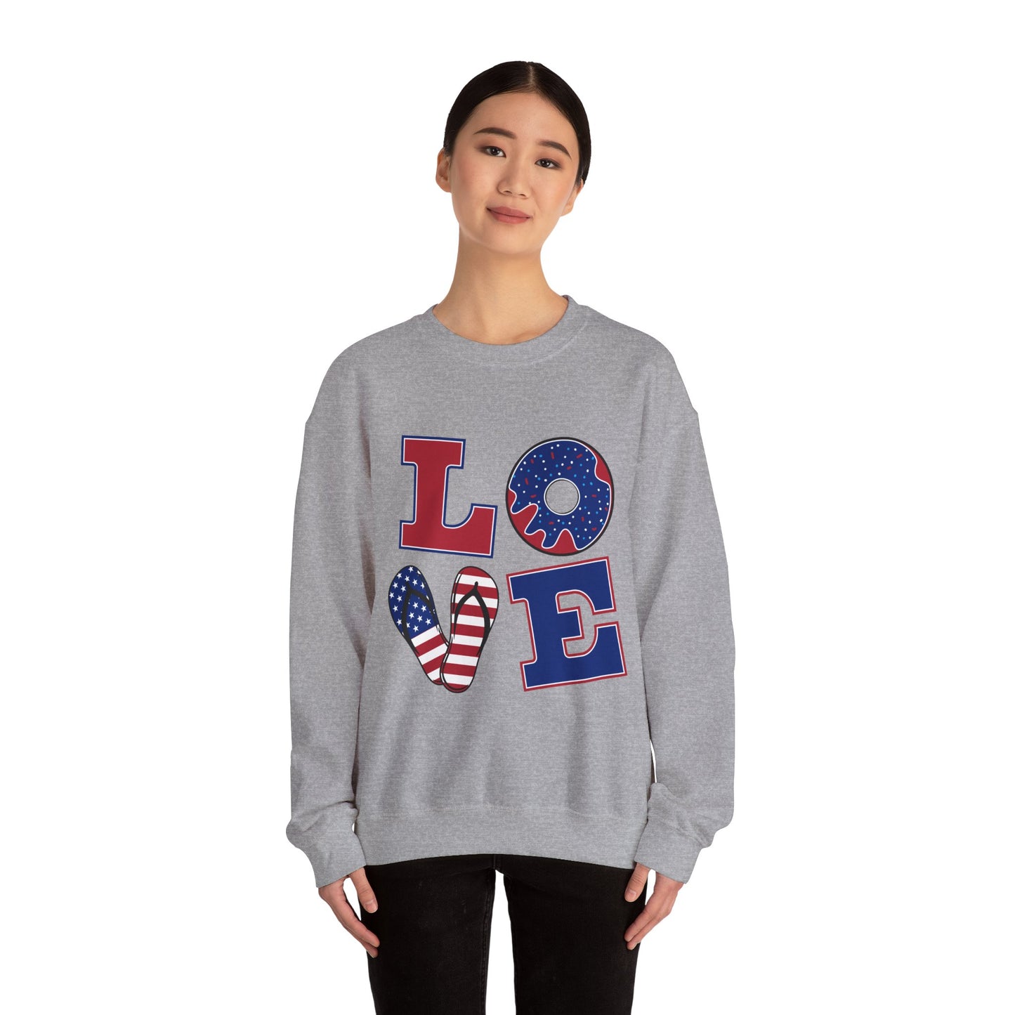 Copy of Love Vibes Unisex Heavy Blend™ Crewneck Sweatshirt - Perfect for Holidays and Celebrations