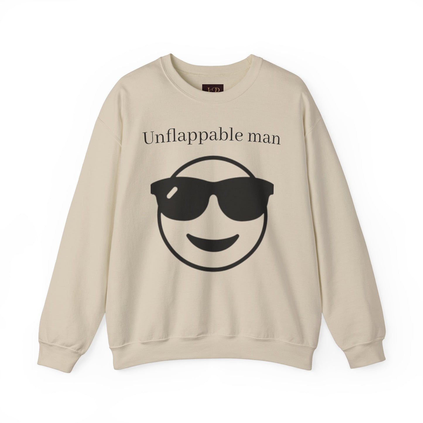 Unflappable Man Crewneck Sweatshirt - Cool & Comfortable Apparel