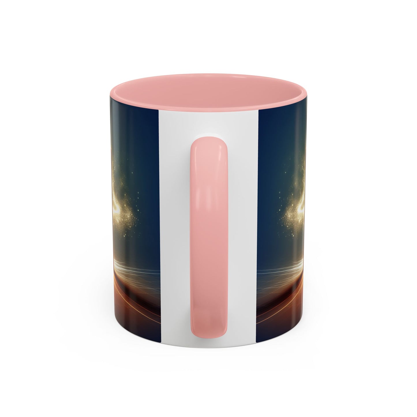 Stunning Accent Coffee Mug with Abstract Letter Design