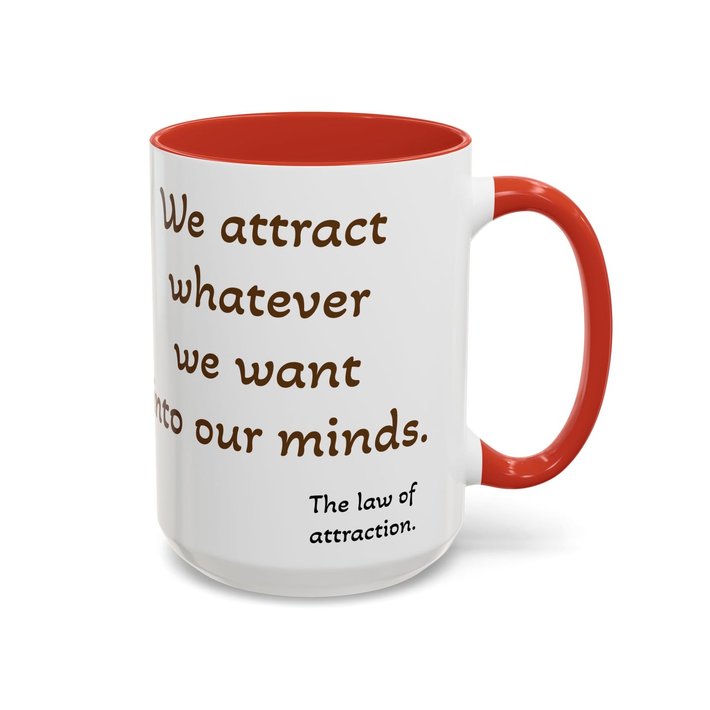 Mindful Attraction Coffee Mug - Inspirational Design for Law of Attraction Lovers