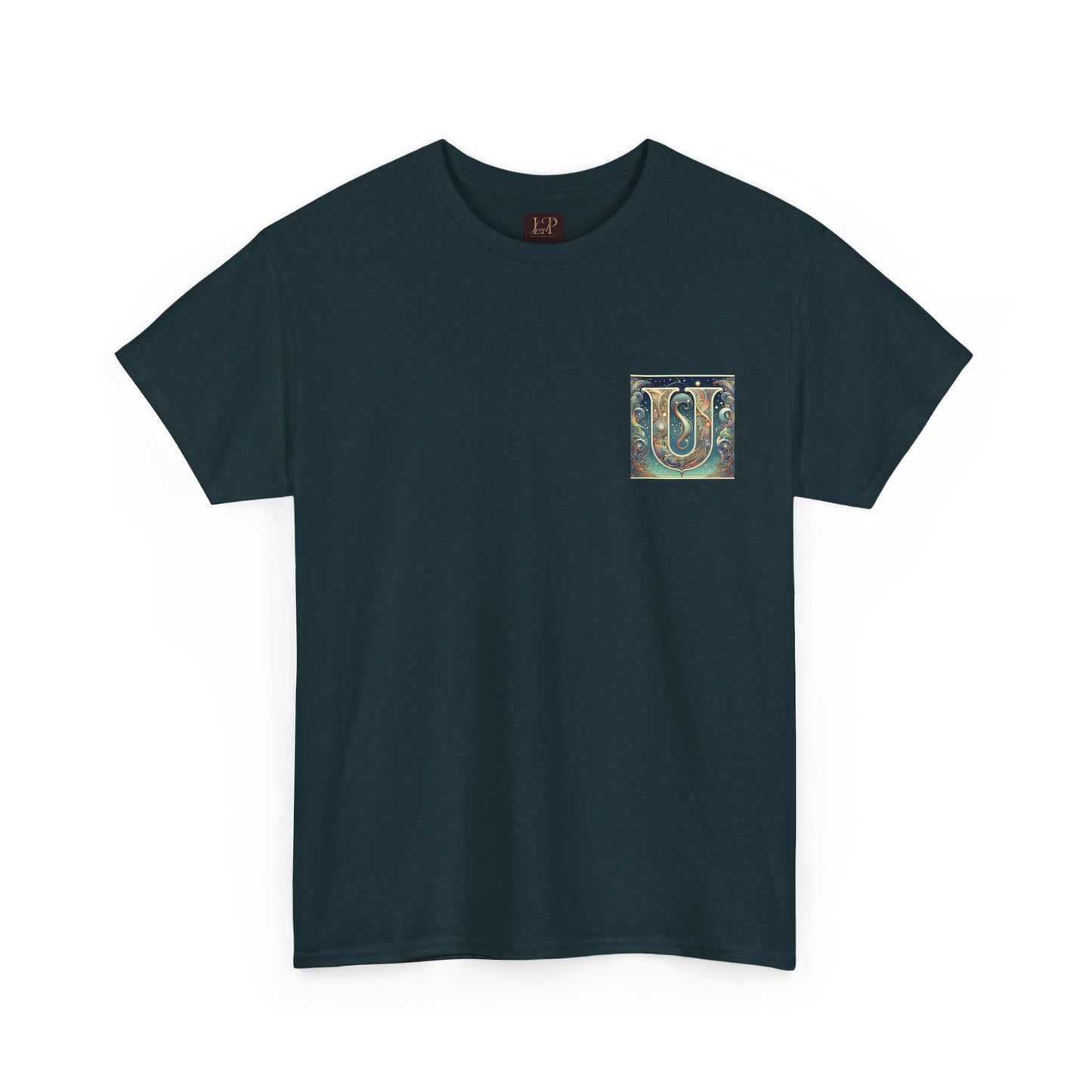 Unisex Heavy Cotton Tee - Stylish 'U' Graphic T-Shirt for Everyday Wear