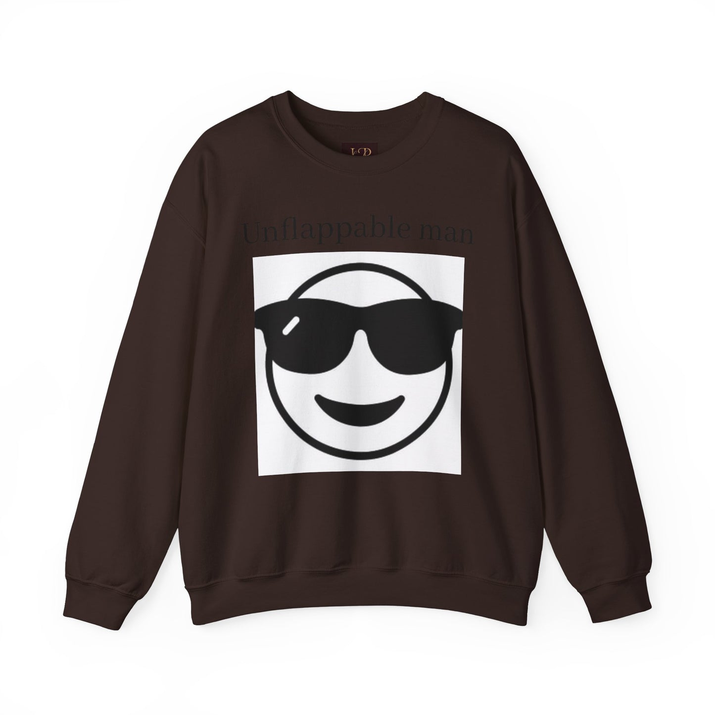 Unflappable Man Crewneck Sweatshirt - Cool & Comfortable Apparel