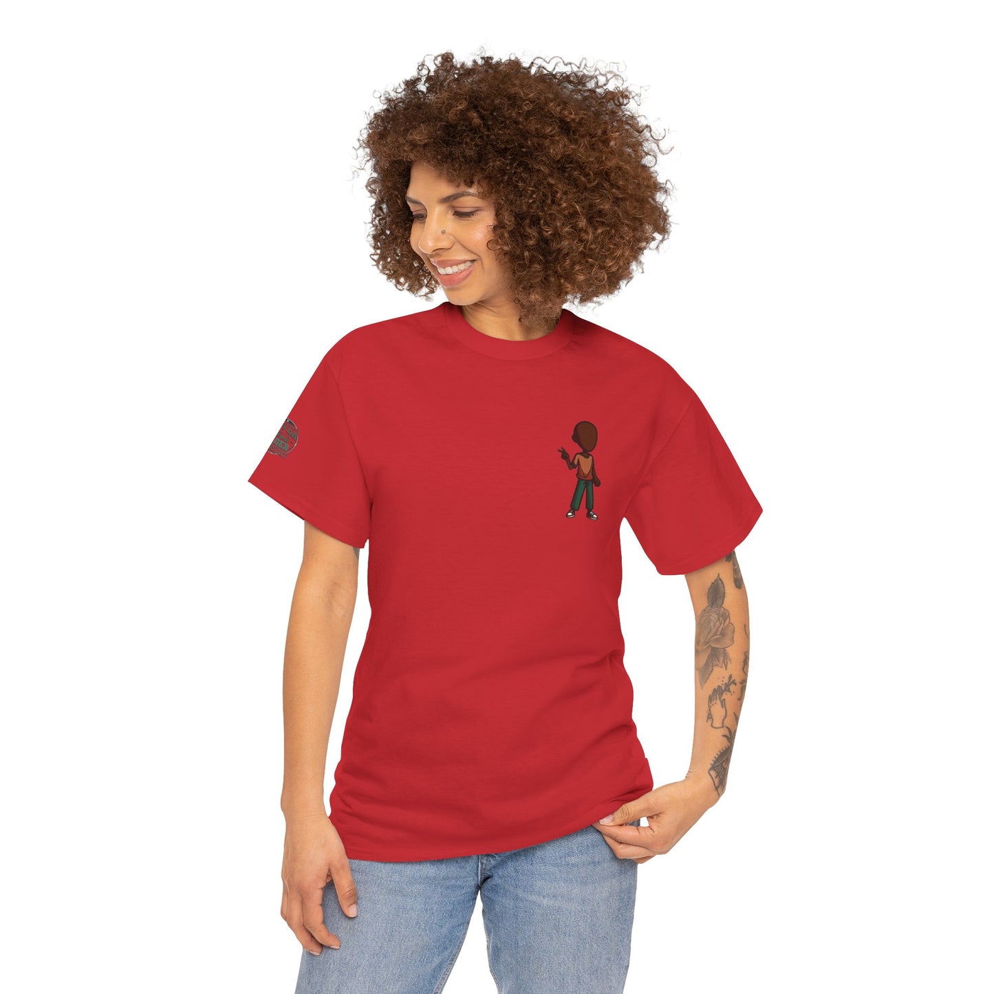 Mini Guitarist Tee — Cute Retro Kid Playing Guitar Graphic T-Shirt