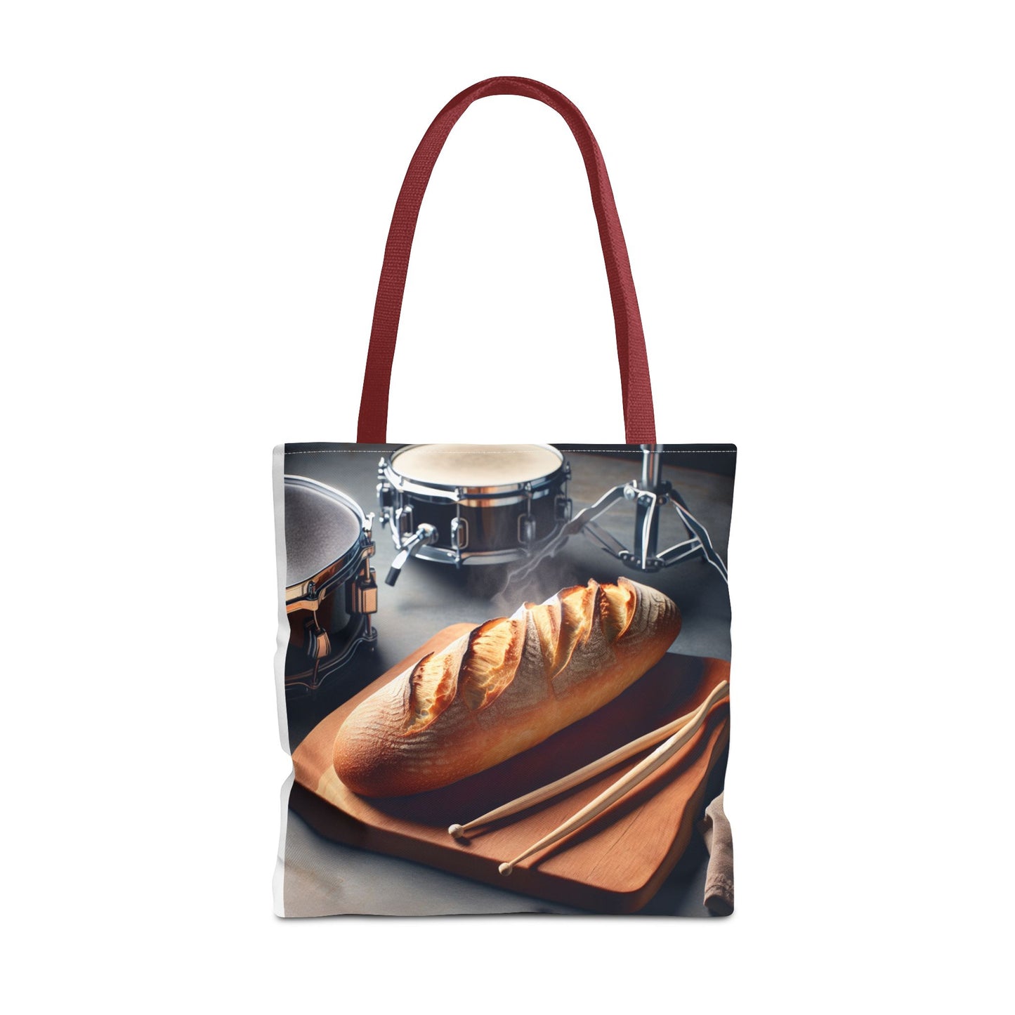 Bread & Drums Tote Bag – Perfect for Food Lovers & Musicians