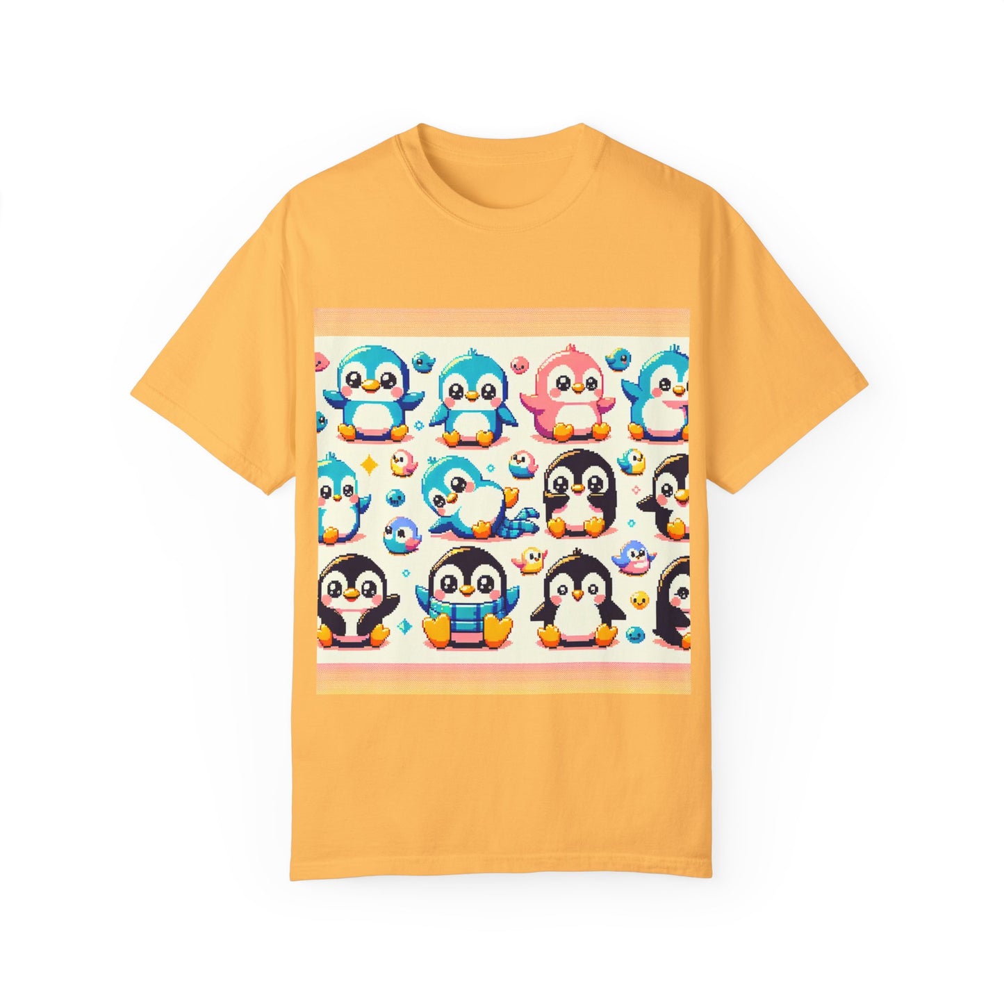 Cute Penguin Graphic Unisex T-shirt - Fun & Colorful Summer Tee