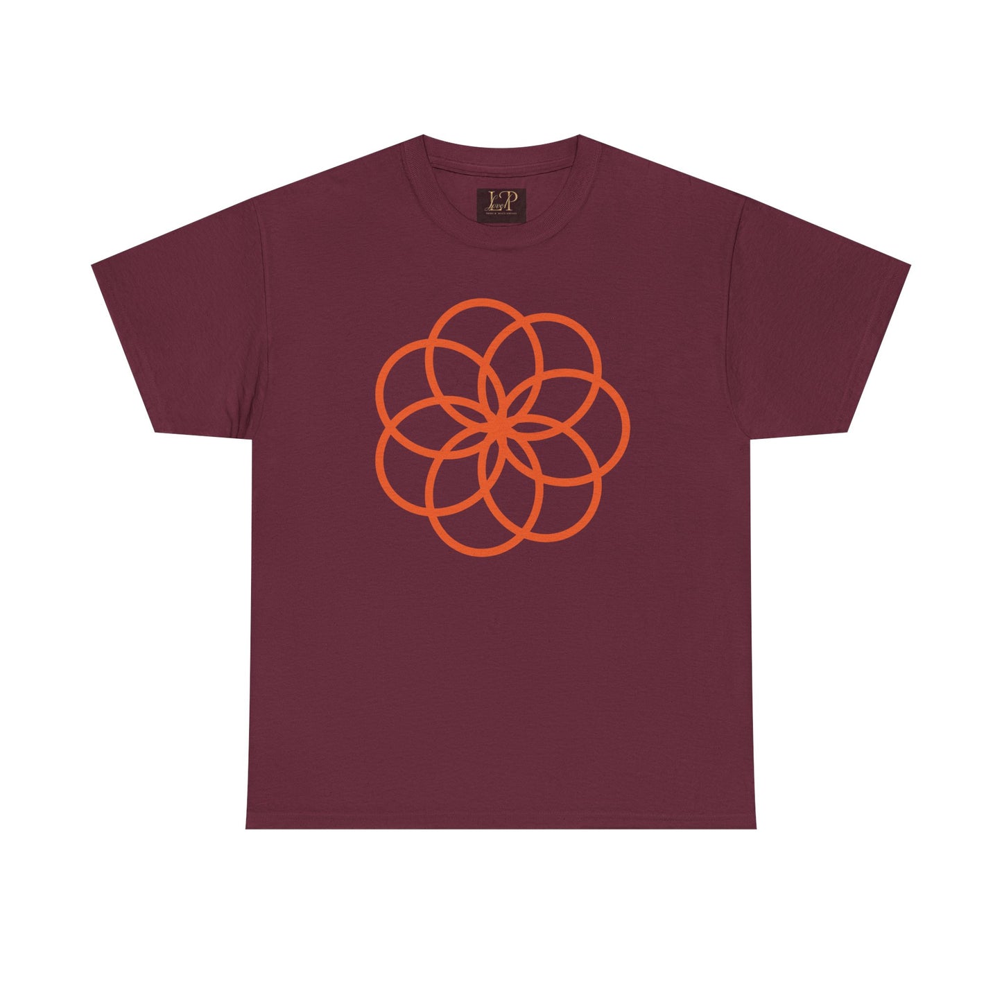 Flower Power Unisex Heavy Cotton Tee - Casual Graphic Shirt for Everyday Wear