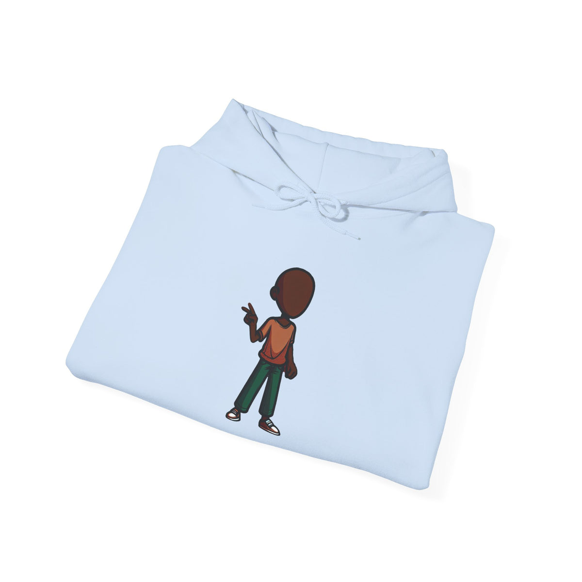 Make Haiti The Pearl of the Antilles Again Hoodie — Cartoon Figure Back Print