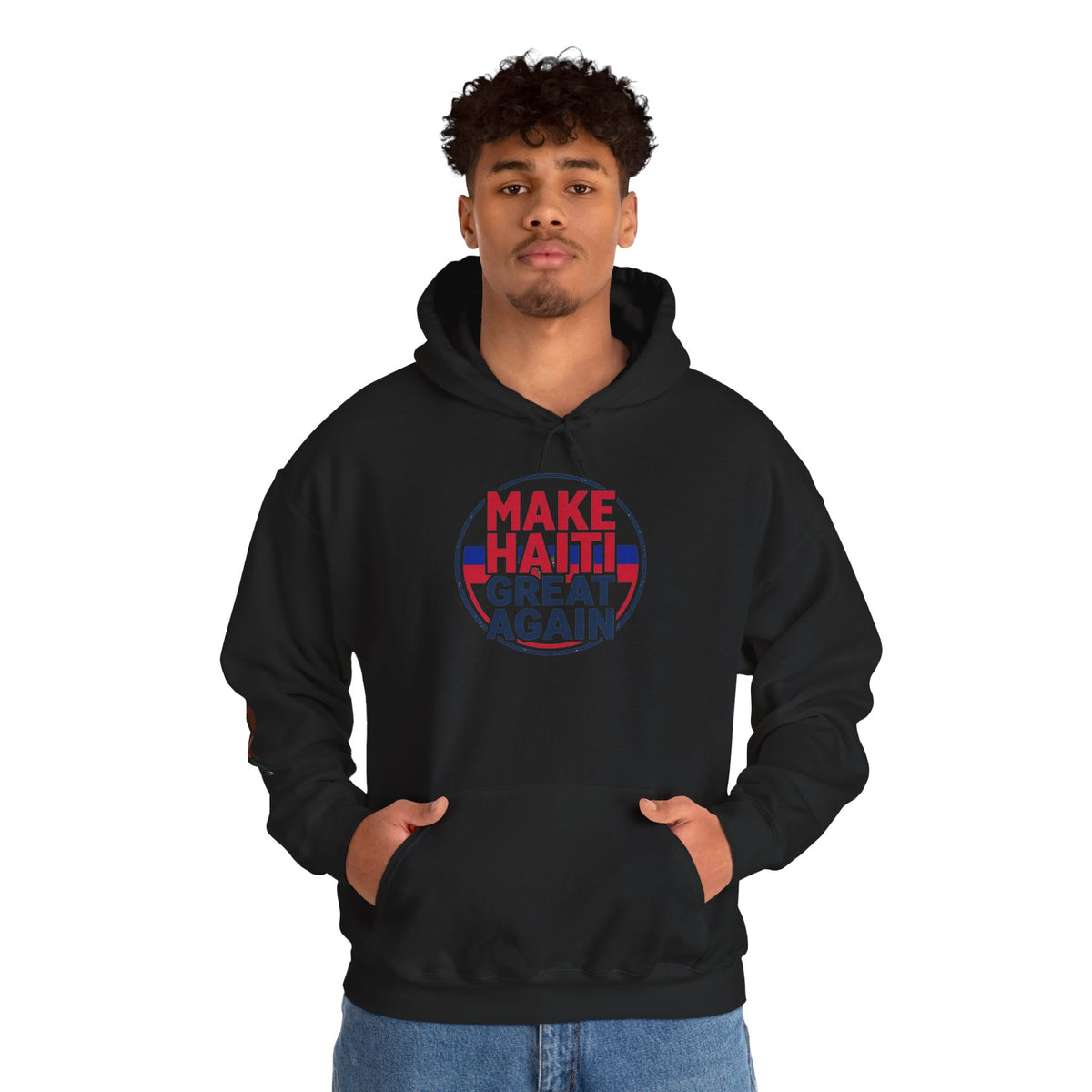 Hoodie - "Make Haiti Great Again" Political Solidarity Pullover