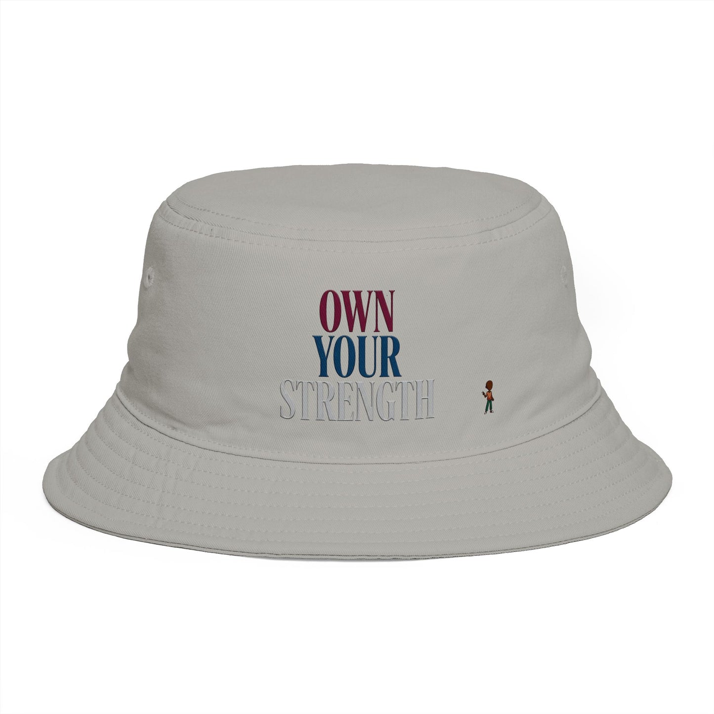 Own Your Strength Bucket Hat — Empowerment Embroidered Sun Hat