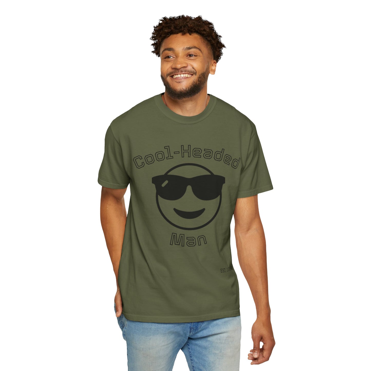 Cool-Headed Unisex T-Shirt, Funny Graphic Tee for Men, Cool Guy Gift, Summer Outfit, Casual Wear, Birthday Presents