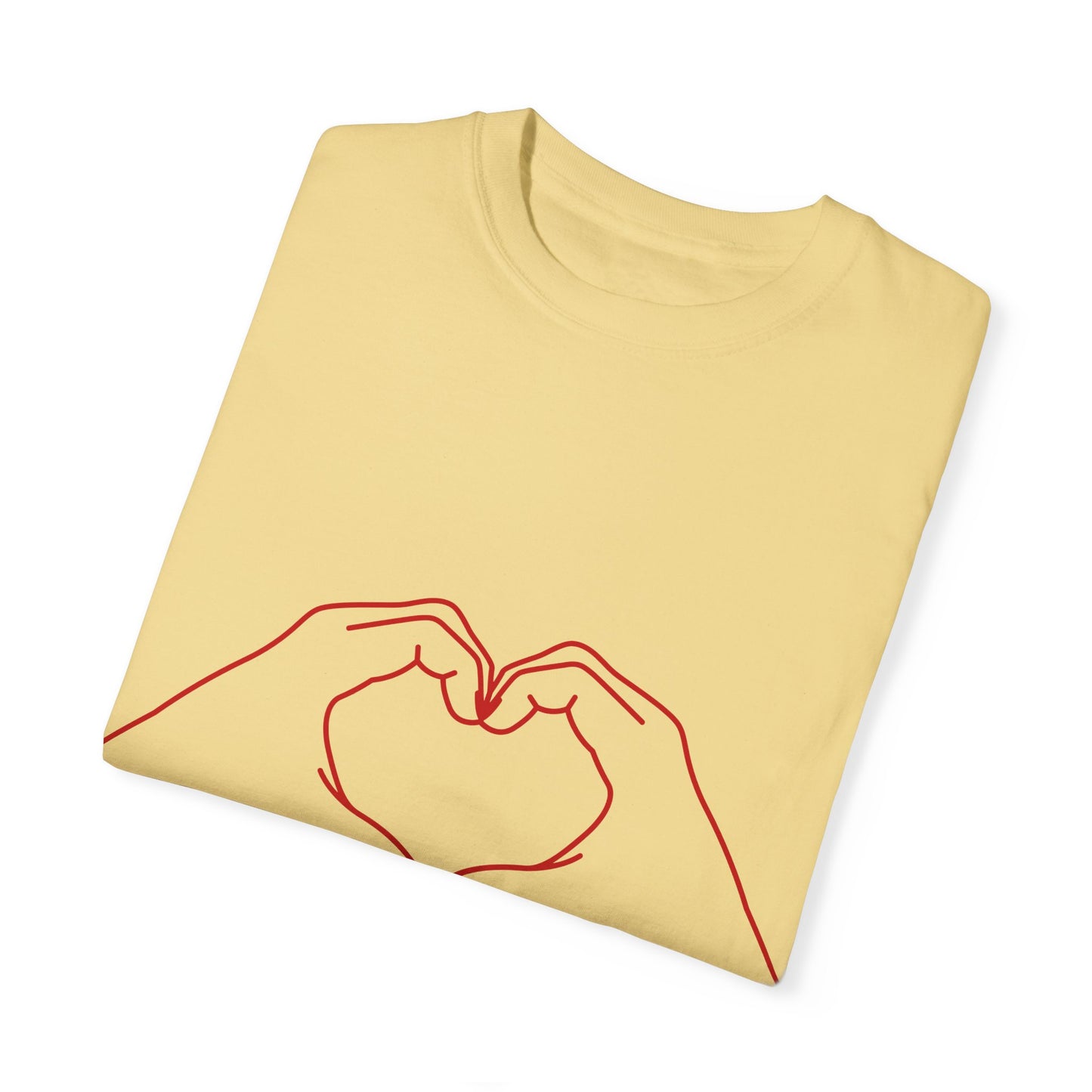 Unisex Heart Hands T-Shirt | I (heart) You Graphic Tee | Perfect for Valentine's Day and Everyday Love