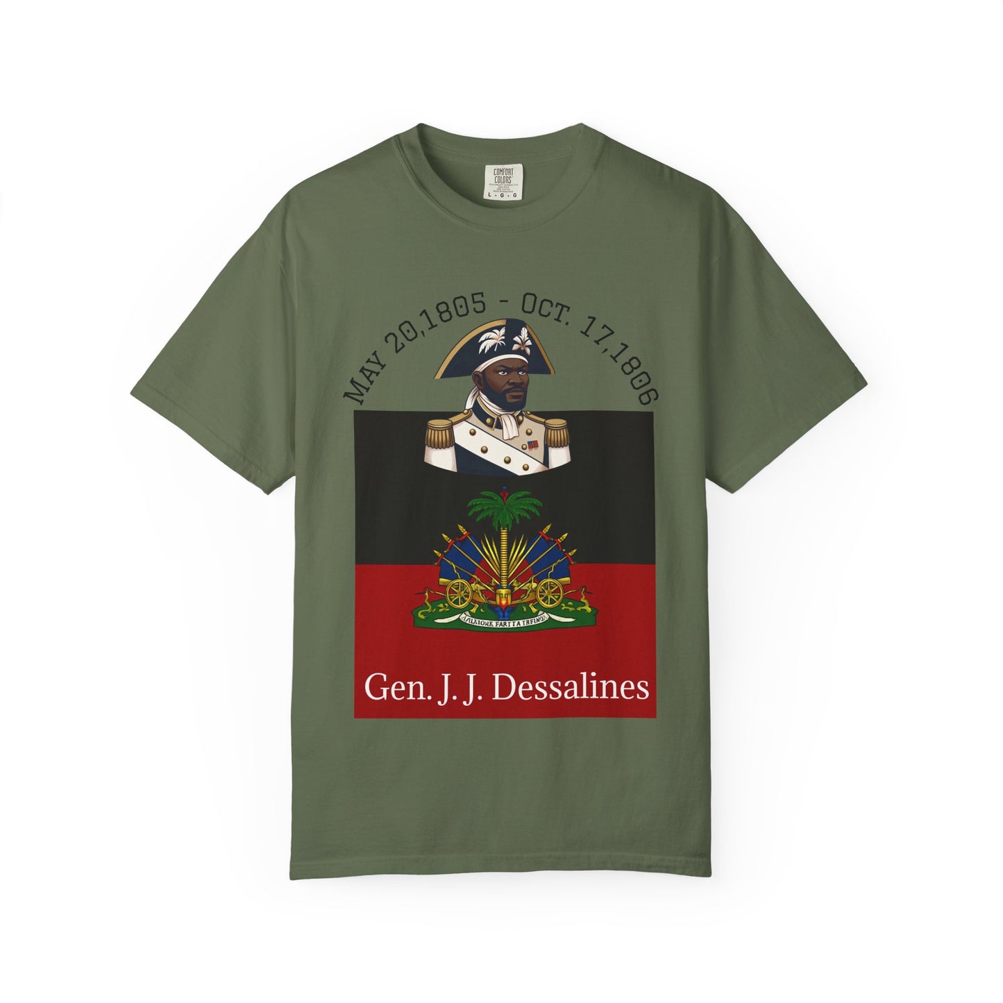 Gen. J.J. Dessalines T-Shirt, Historical Figure Tee, Haitian Revolution Apparel, Unisex Cotton Tee, Gift for History Buffs, Casual [...]