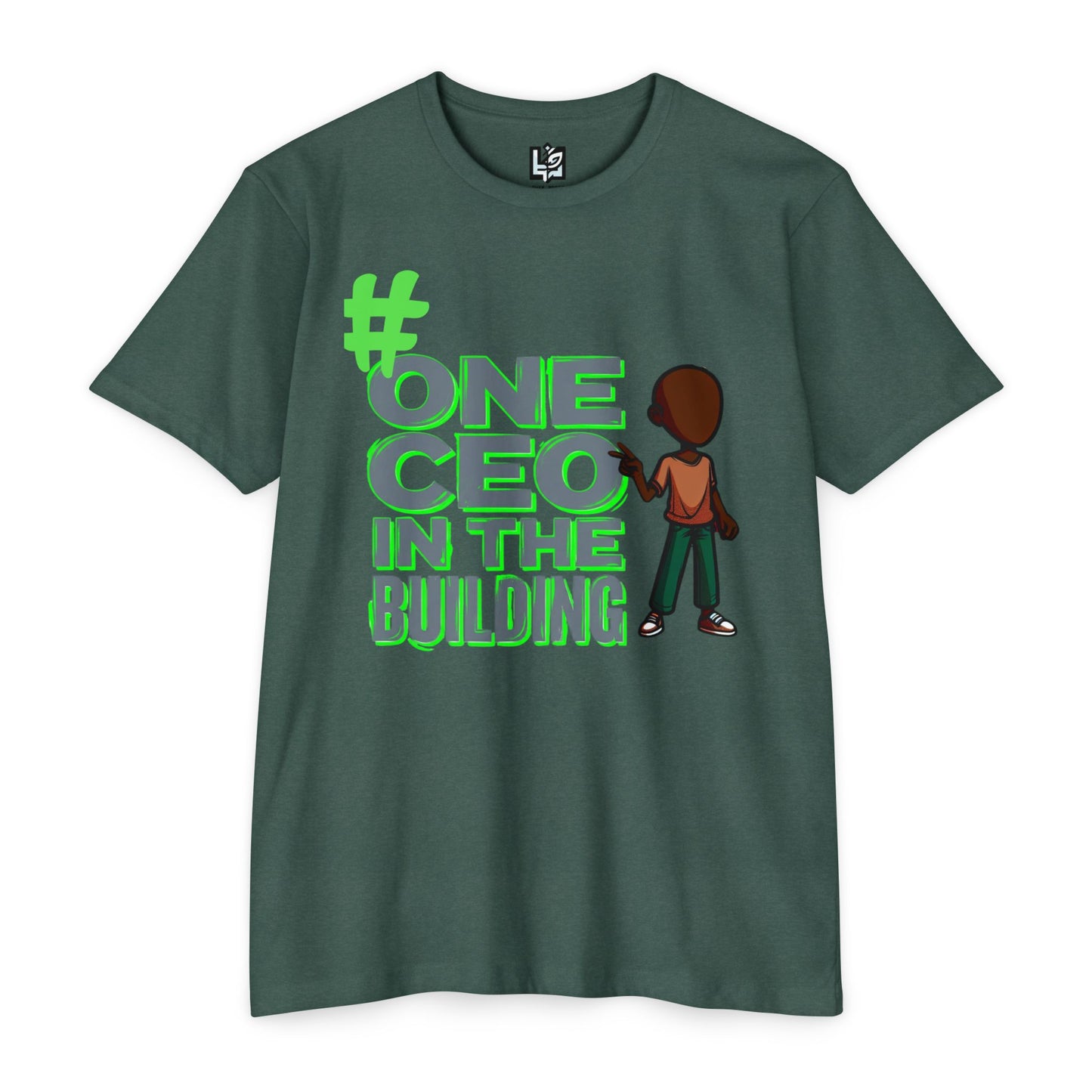 #One CEO In The Building Graphic T-Shirt — Kid/Youth Entrepreneur Tee