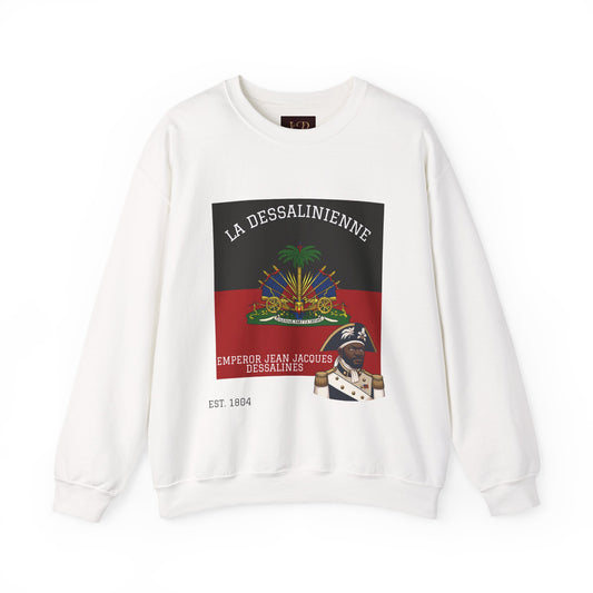Haitian Heritage Crewneck Sweatshirt, Unisex Sweatshirt, Casual Streetwear, Gifts for Him, Gifts for Her, Cultural Pride Apparel