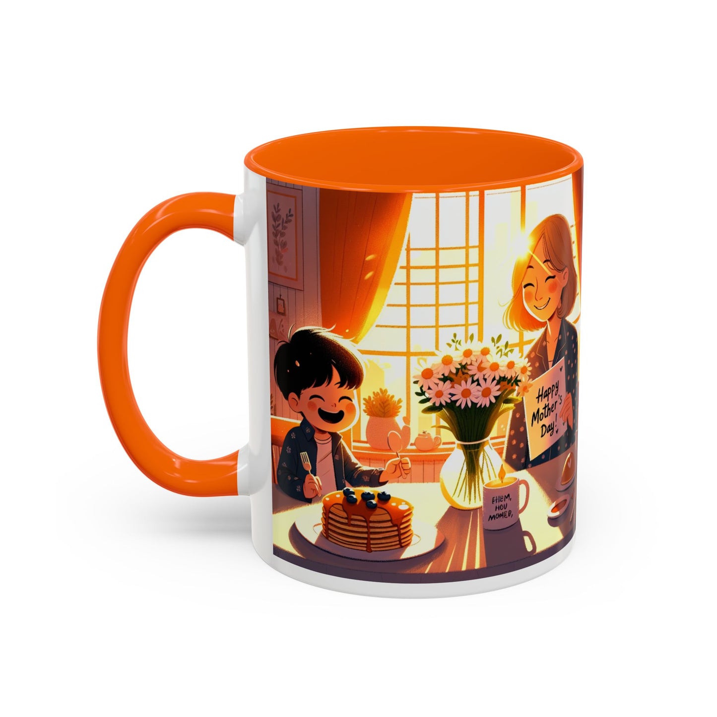 Happy Mother's Day Accent Coffee Mug - Beautiful Love Quote