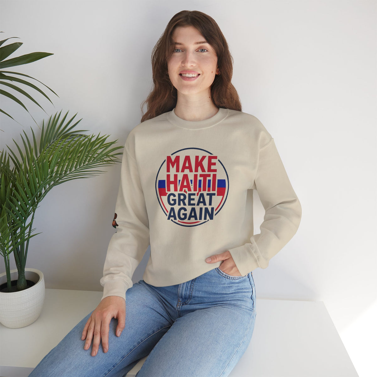 Make Haiti Great Again Crewneck Sweatshirt