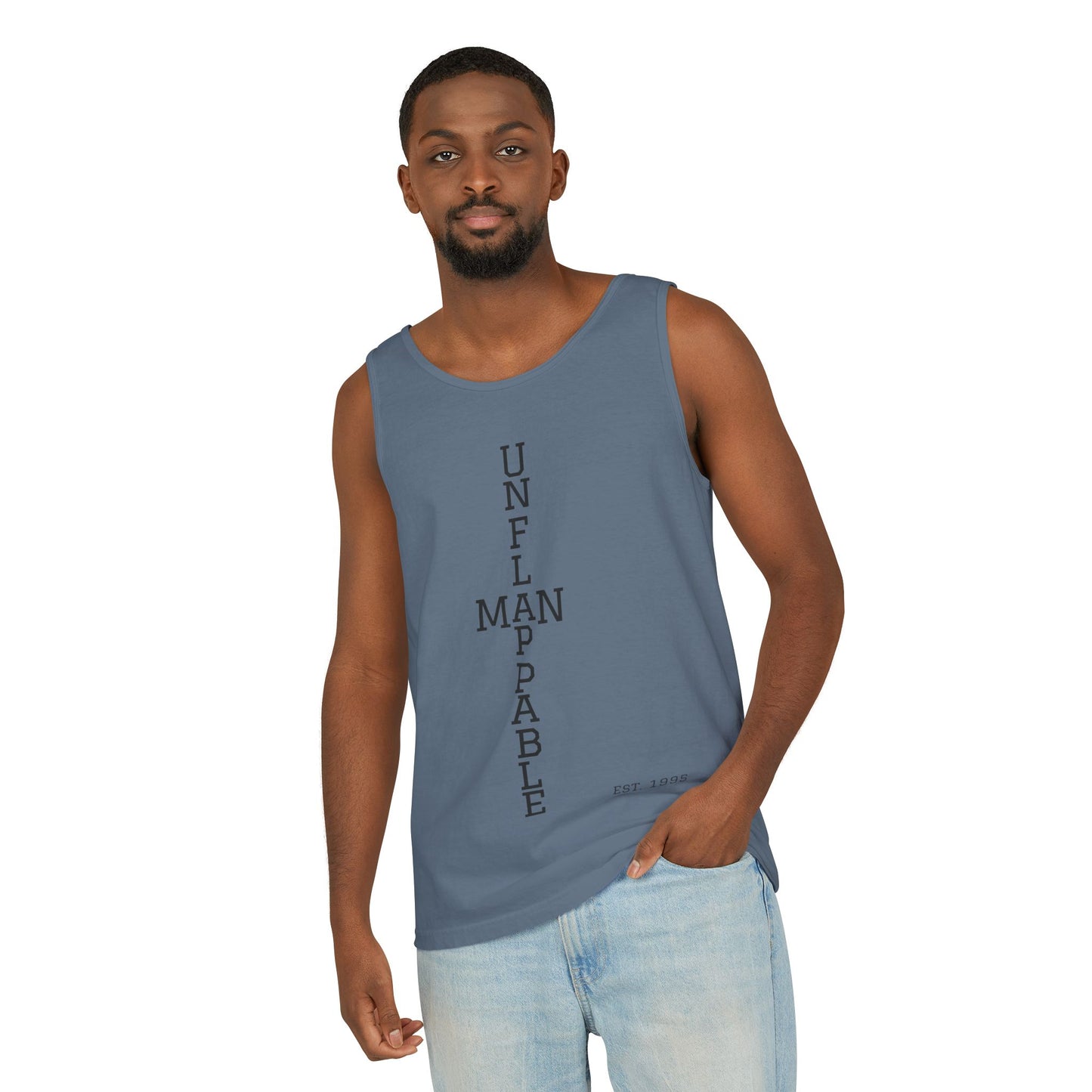 Unisex Inspirational Tank Top - Unflappable, Summer Apparel, Vacation Wear, Casual Gift, Fitness Gear