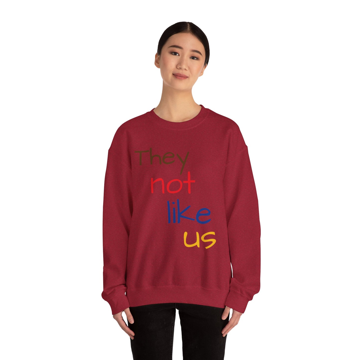 Unisex Crewneck Sweatshirt - ‘They Not Like Us’ Statement Apparel