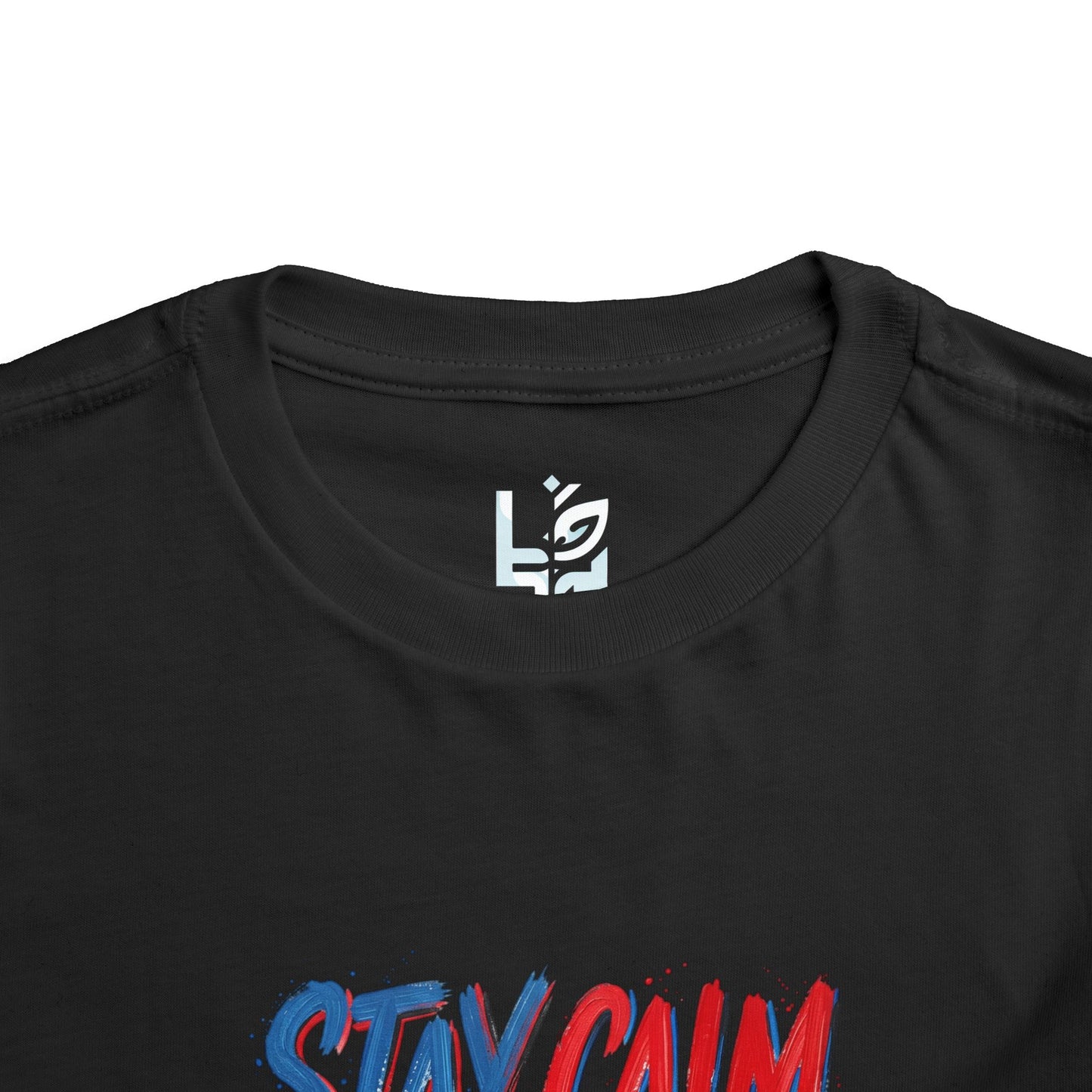 Toddler Tee — "Stay Calm, Stay Powerful" Graphic