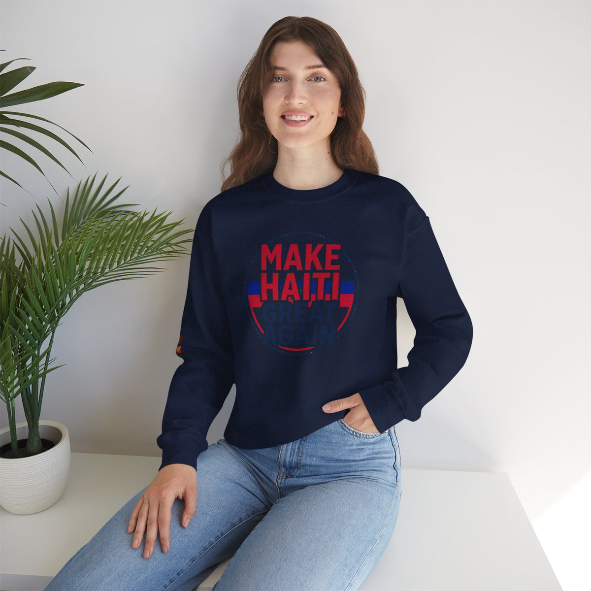 Make Haiti Great Again Crewneck Sweatshirt