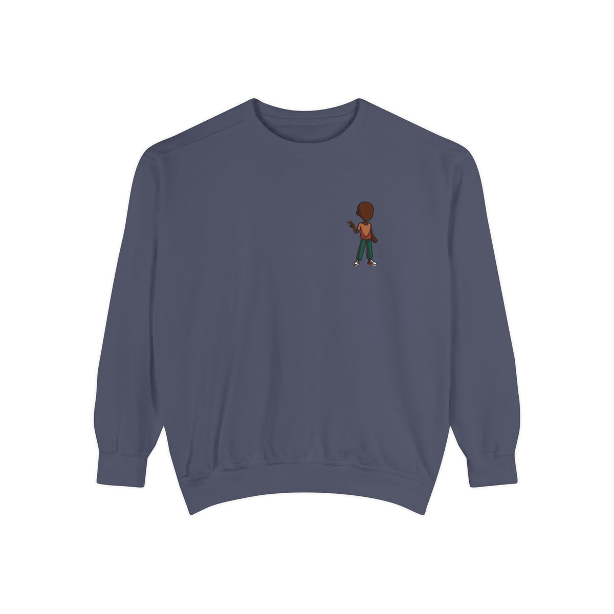 Retro Pixel Boy Graphic Sweatshirt