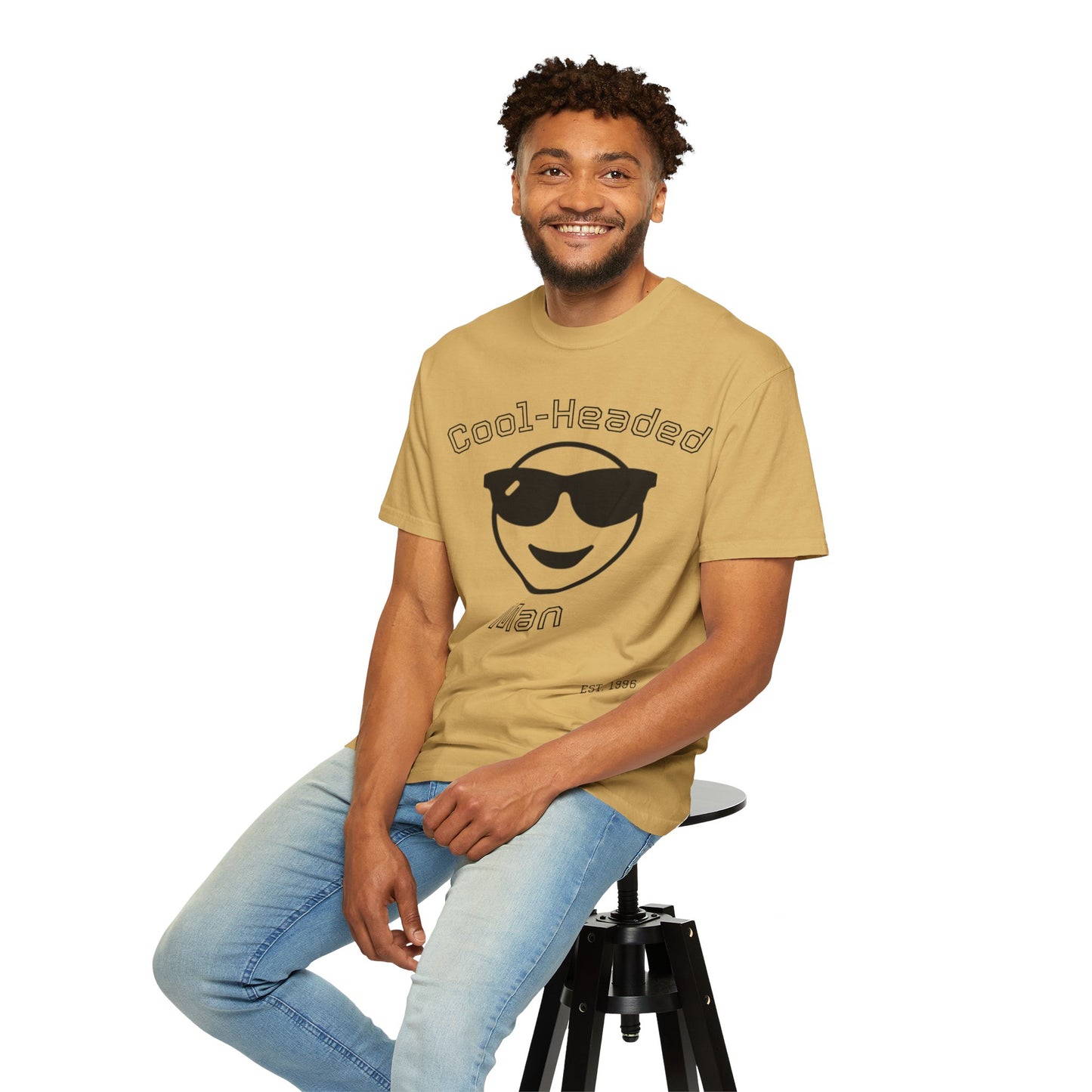 Cool-Headed Unisex T-Shirt, Funny Graphic Tee for Men, Cool Guy Gift, Summer Outfit, Casual Wear, Birthday Presents