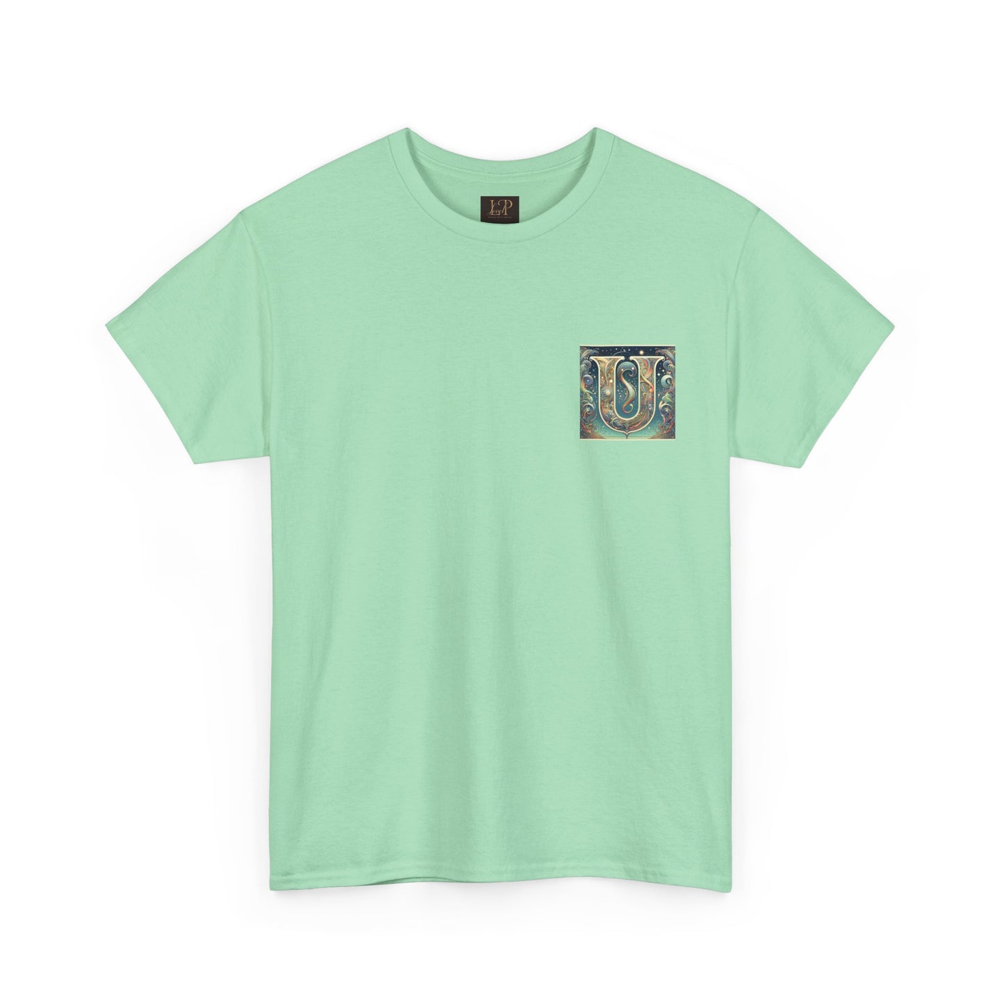 Unisex Heavy Cotton Tee - Stylish 'U' Graphic T-Shirt for Everyday Wear