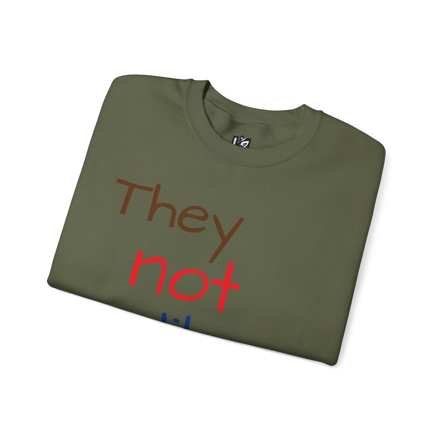 Unisex Crewneck Sweatshirt - ‘They Not Like Us’ Statement Apparel