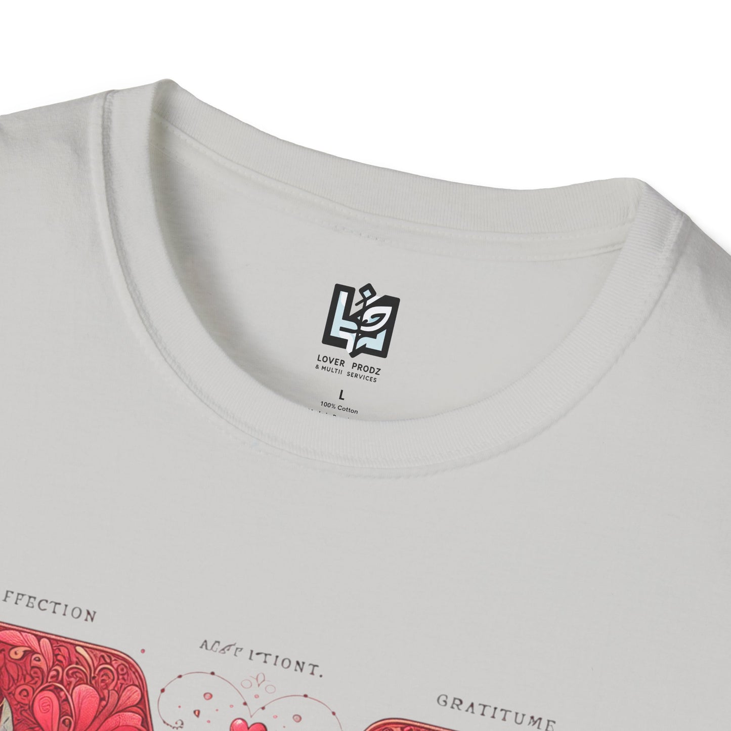 Floral Letter 'M' Unisex Softstyle T-Shirt - Perfect for Celebrations and Self-Expression