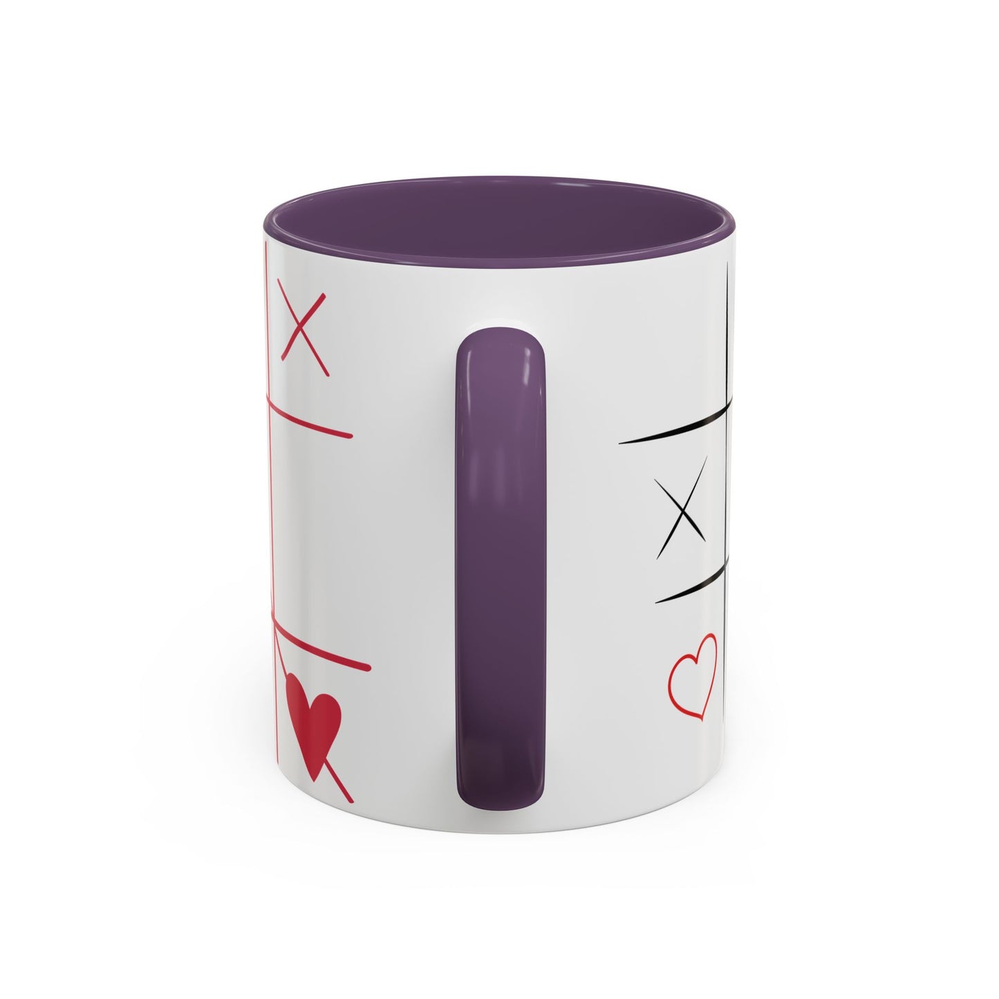 Love Tic Tac Toe Coffee Mug - Perfect for Valentine's Day and Romantic Moments